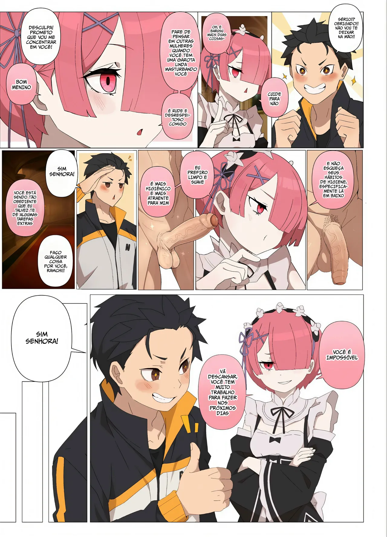 [Fenqury] Ramming Ram - boquete da ram Ch. 1 (Re:Zero kara Hajimeru Isekai Seikatsu) [Portuguese-BR] image number 17