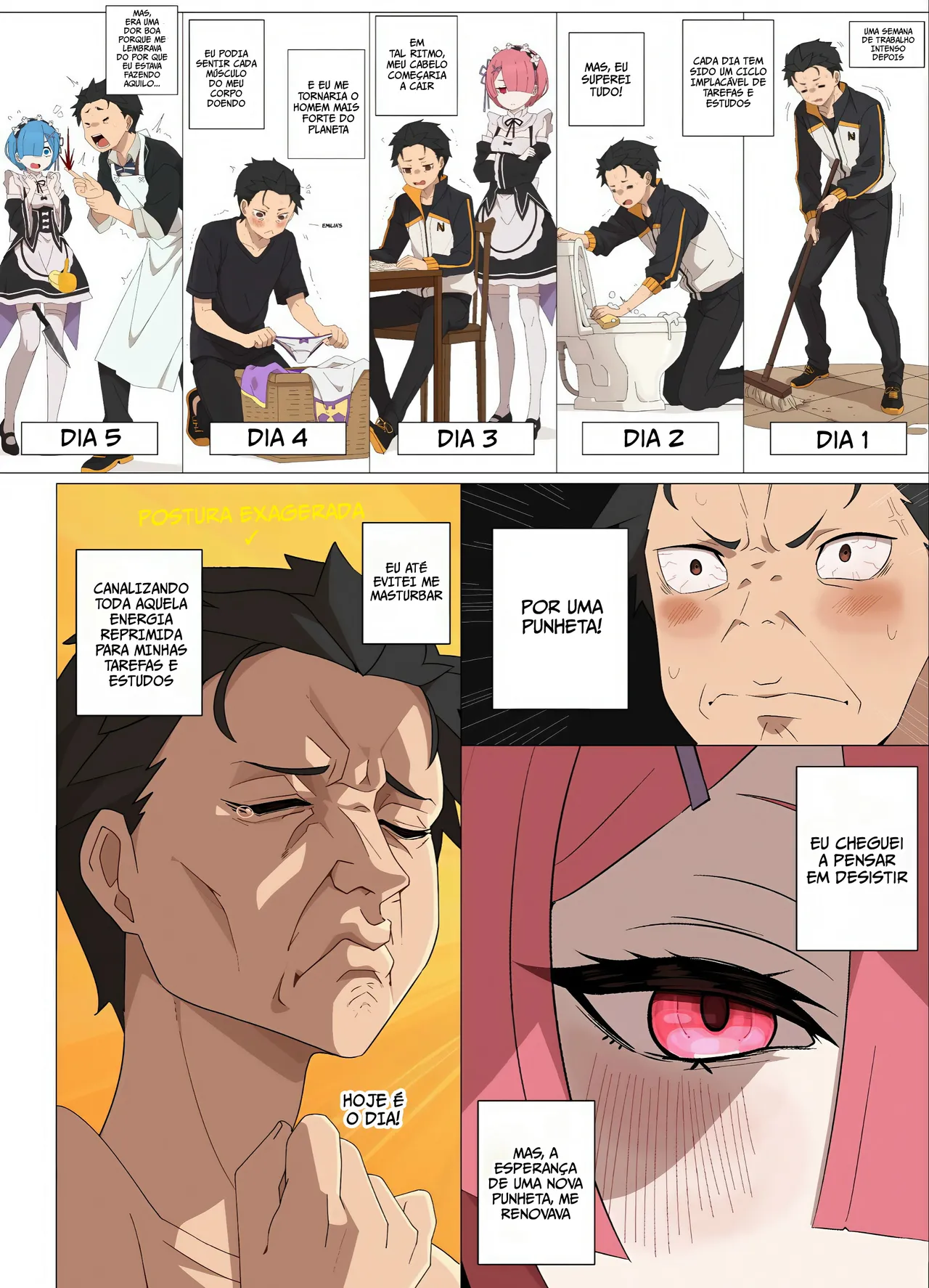 [Fenqury] Ramming Ram - boquete da ram Ch. 1 (Re:Zero kara Hajimeru Isekai Seikatsu) [Portuguese-BR] image number 18