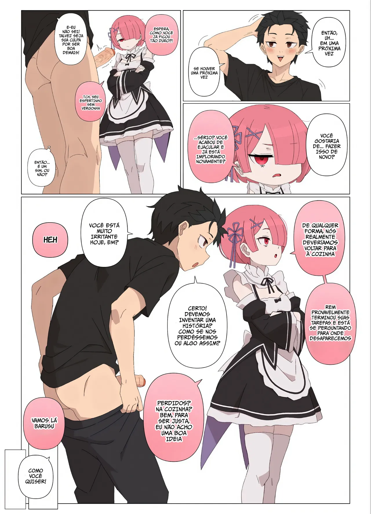 [Fenqury] Ramming Ram - boquete da ram Ch. 1 (Re:Zero kara Hajimeru Isekai Seikatsu) [Portuguese-BR] image number 32