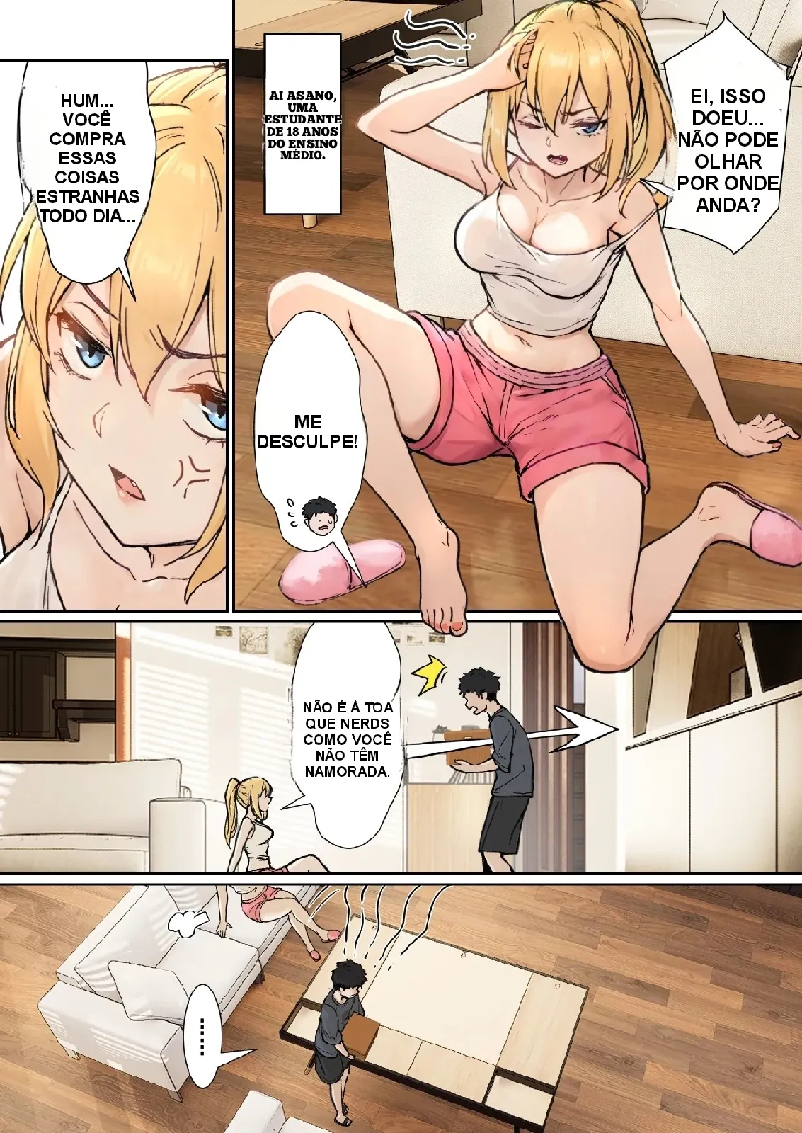 My AR glasses can see various stats about my foster sister?! Cap 1 a 3 image number 3