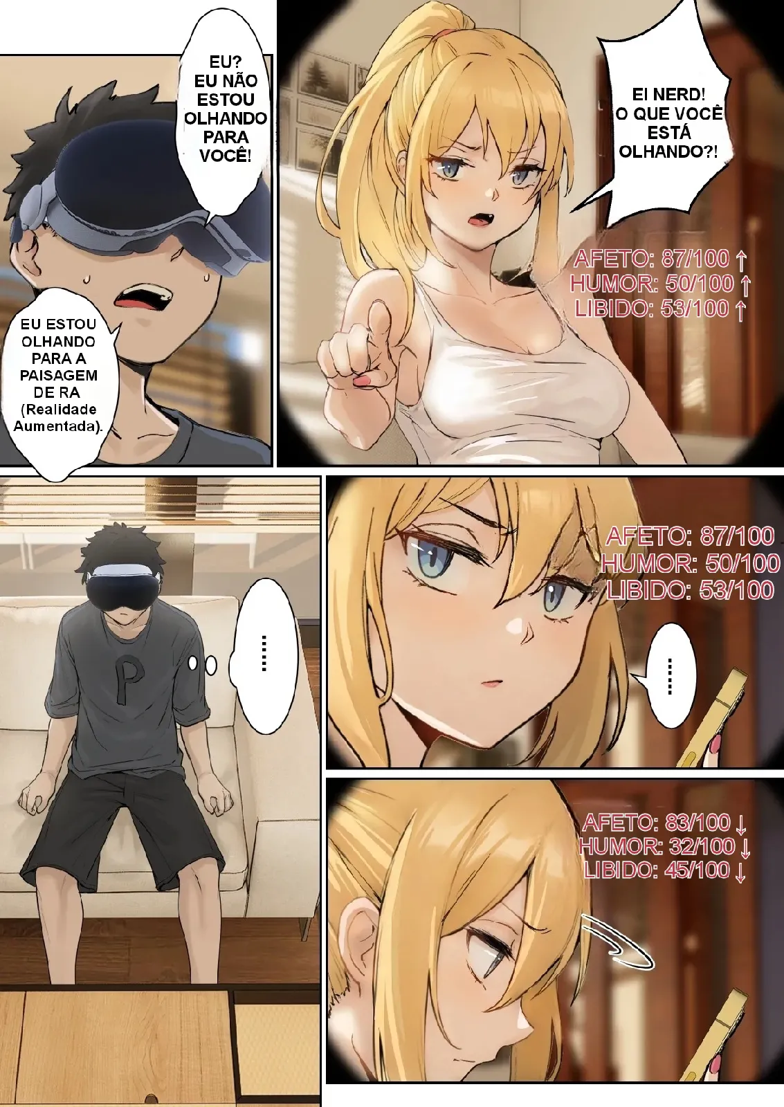 My AR glasses can see various stats about my foster sister?! Cap 1 a 3 image number 7