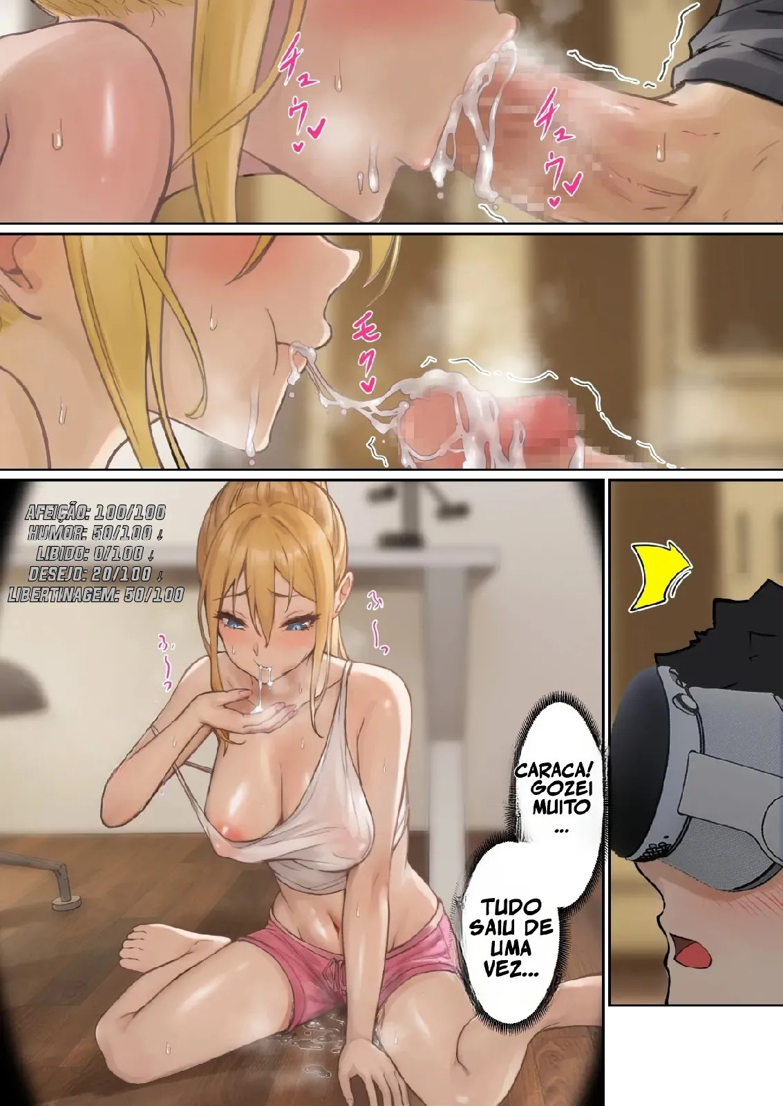 My AR glasses can see various stats about my foster sister?! Cap 1 a 3 image number 82