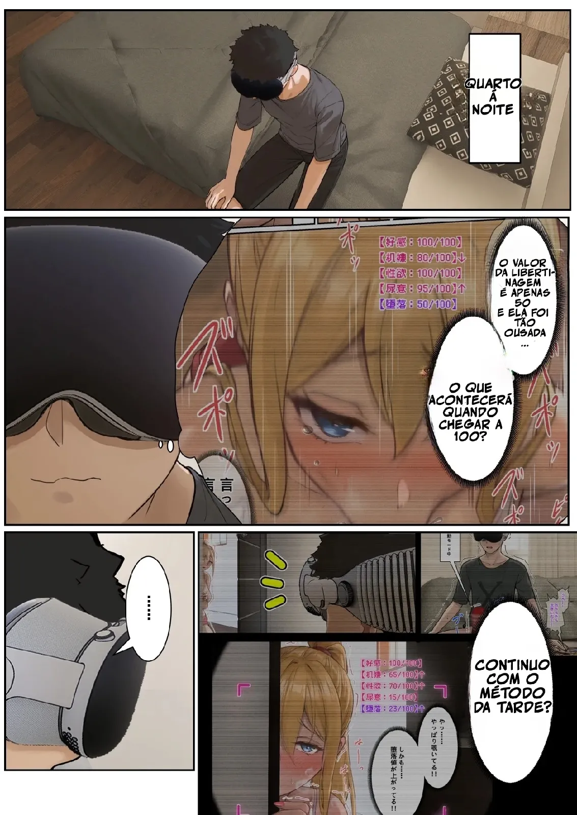 My AR glasses can see various stats about my foster sister?! Cap 4 image number 2