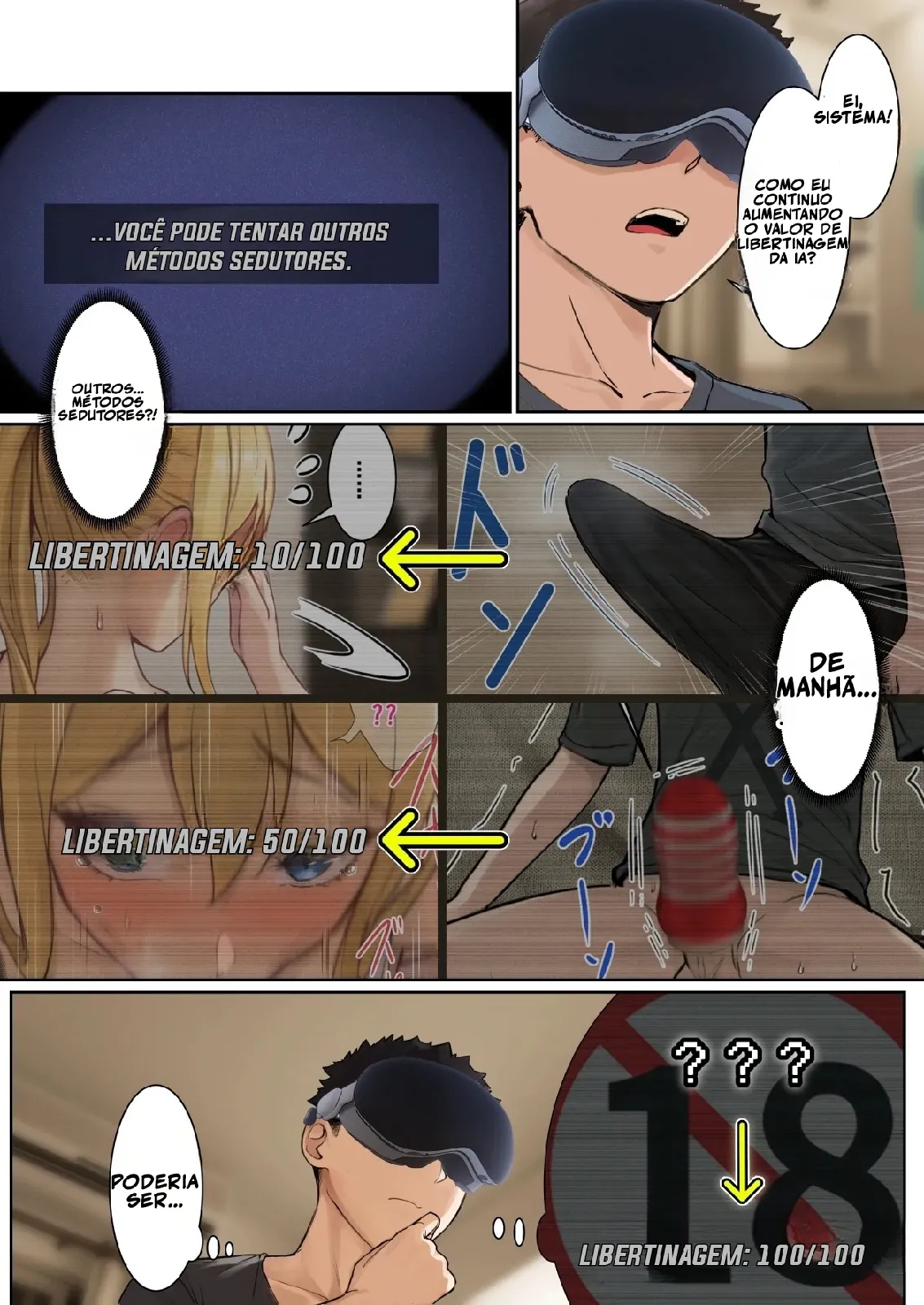 My AR glasses can see various stats about my foster sister?! Cap 4 image number 3