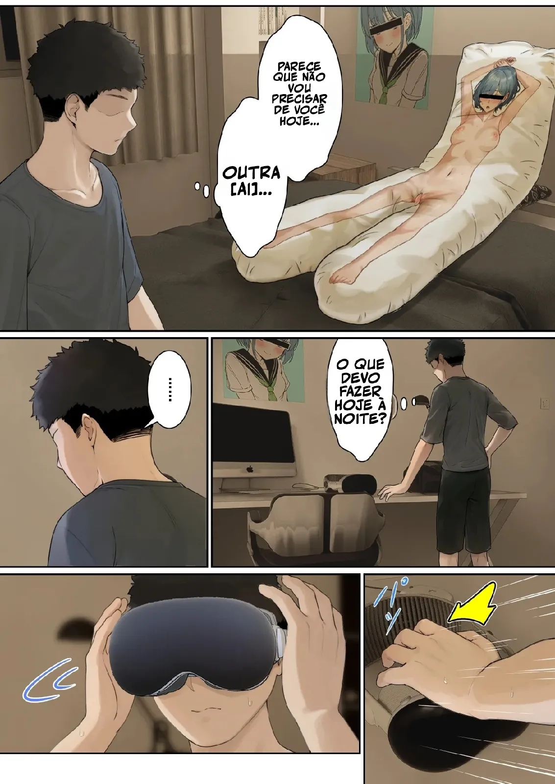 My AR glasses can see various stats about my foster sister?! Cap 4 image number 23