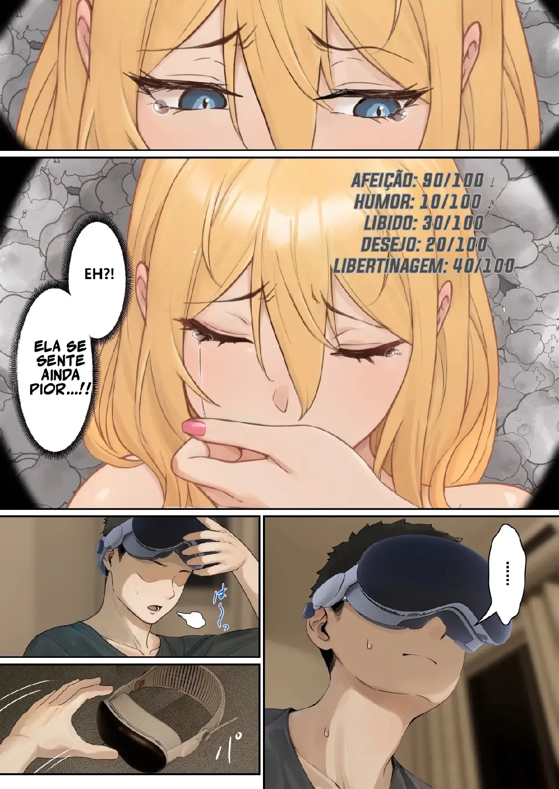 My AR glasses can see various stats about my foster sister?! Cap 4 image number 37