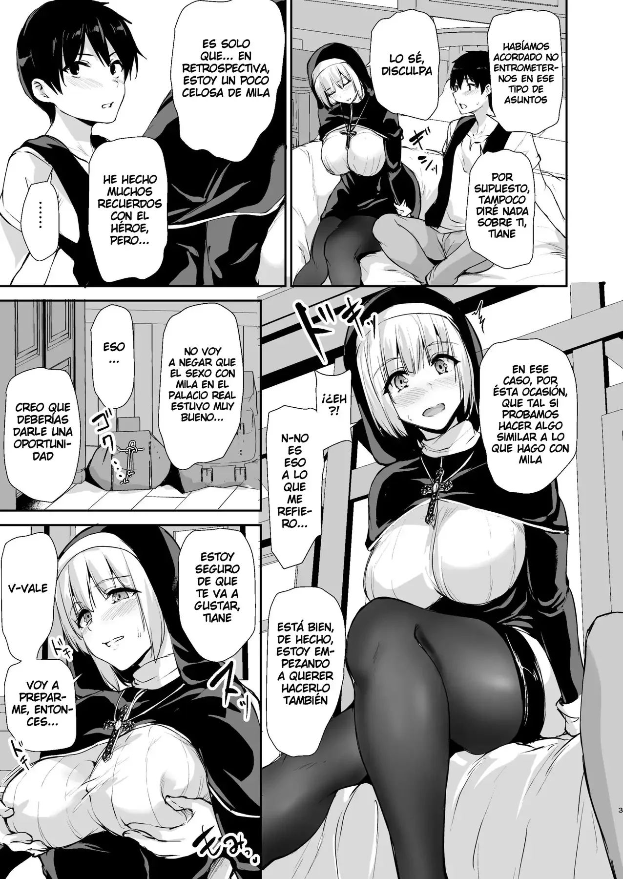 [Shimapan (Tachibana Omina)] Isekai Harem Monogatari 9.5 [Spanish] image number 3