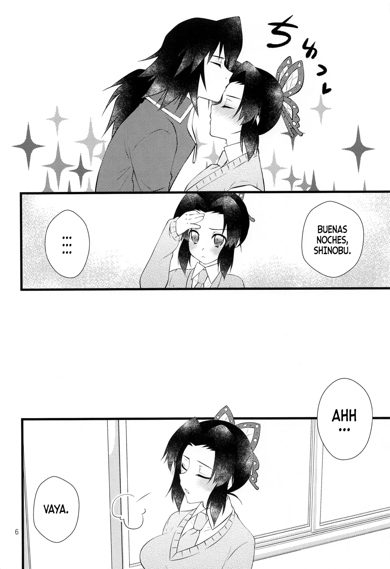 (Nichirin Kitan 6) [Hoshinatenpo (Hoshina)] Yuuwaku sarete kudasai | Por Favor, Déjate Seducir (Kimetsu no Yaiba) [Spanish] [Mister Nugget] Bildnummer 5