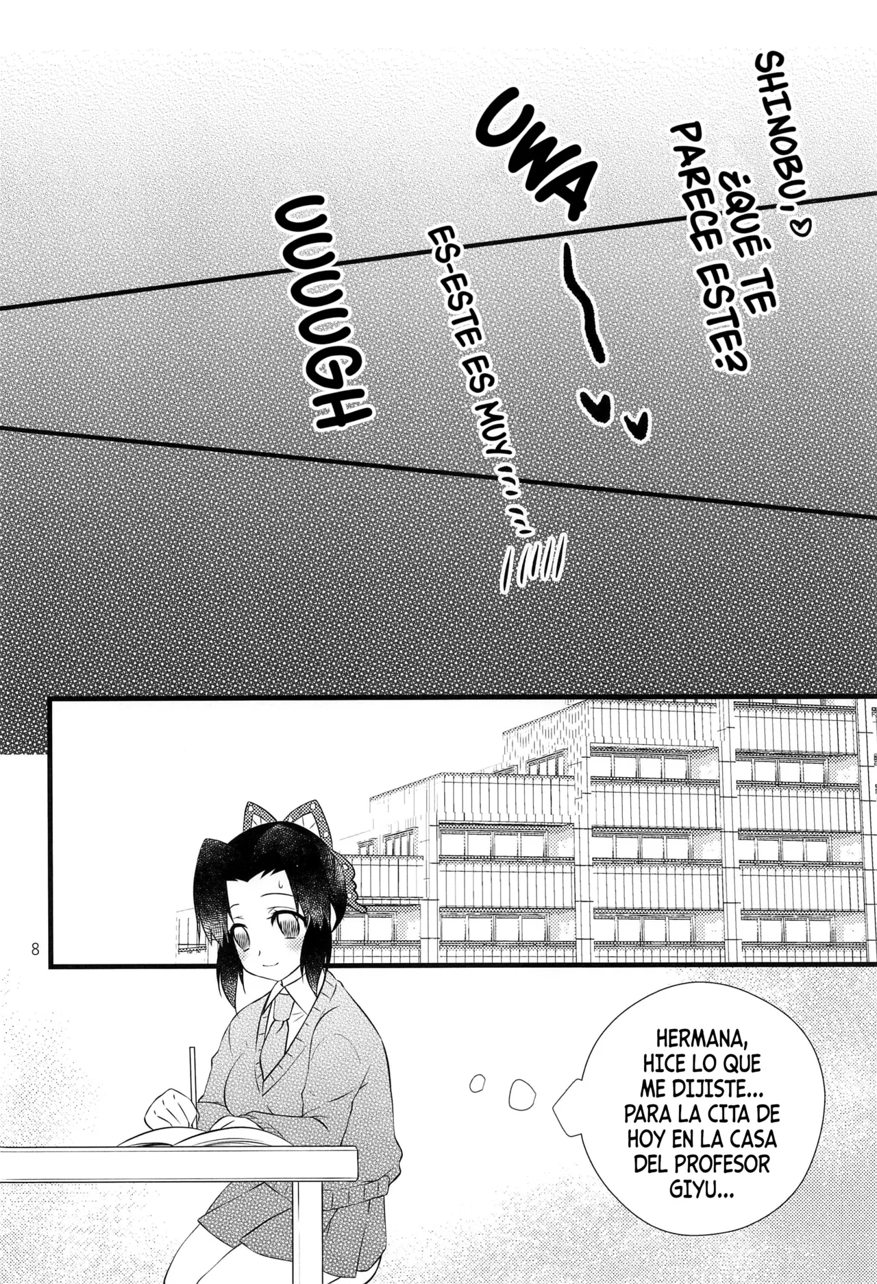 (Nichirin Kitan 6) [Hoshinatenpo (Hoshina)] Yuuwaku sarete kudasai | Por Favor, Déjate Seducir (Kimetsu no Yaiba) [Spanish] [Mister Nugget] Bildnummer 7