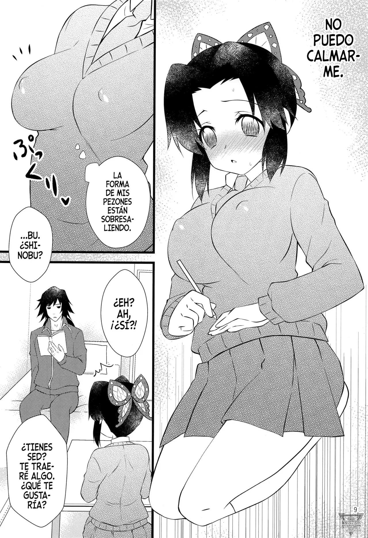 (Nichirin Kitan 6) [Hoshinatenpo (Hoshina)] Yuuwaku sarete kudasai | Por Favor, Déjate Seducir (Kimetsu no Yaiba) [Spanish] [Mister Nugget] Bildnummer 8