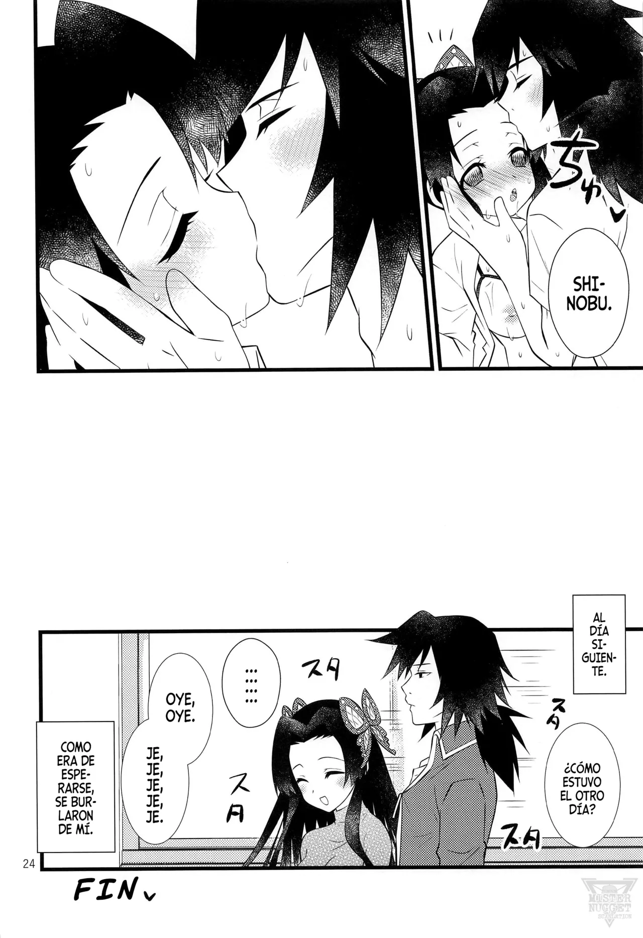 (Nichirin Kitan 6) [Hoshinatenpo (Hoshina)] Yuuwaku sarete kudasai | Por Favor, Déjate Seducir (Kimetsu no Yaiba) [Spanish] [Mister Nugget] Bildnummer 23