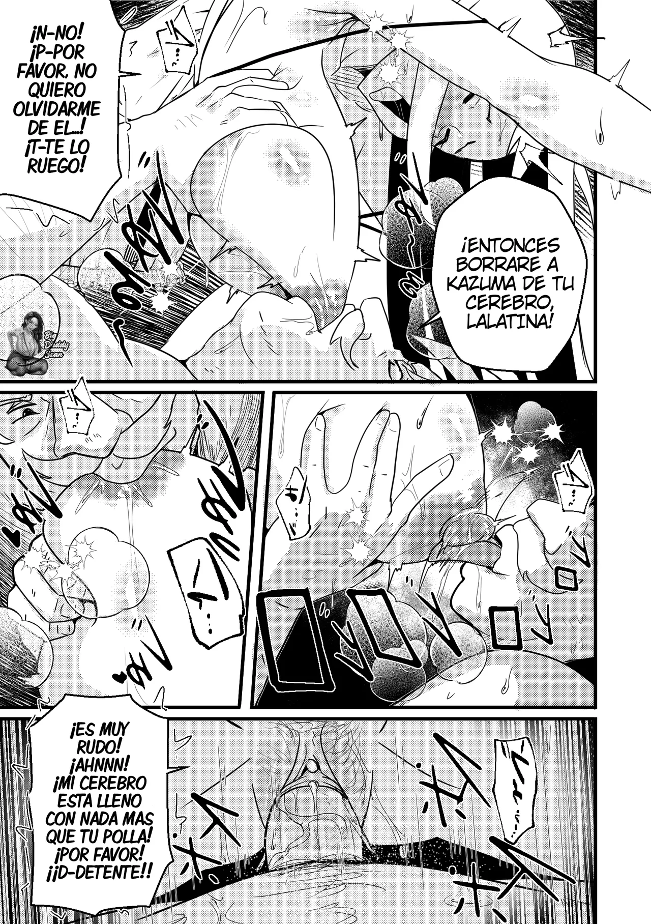 [Merkonig] B-Trayal 48 Darkness (Kono Subarashii Sekai ni Syukufuku o!) [Español] [BigDaddy Scan] [Sin Censura] image number 8