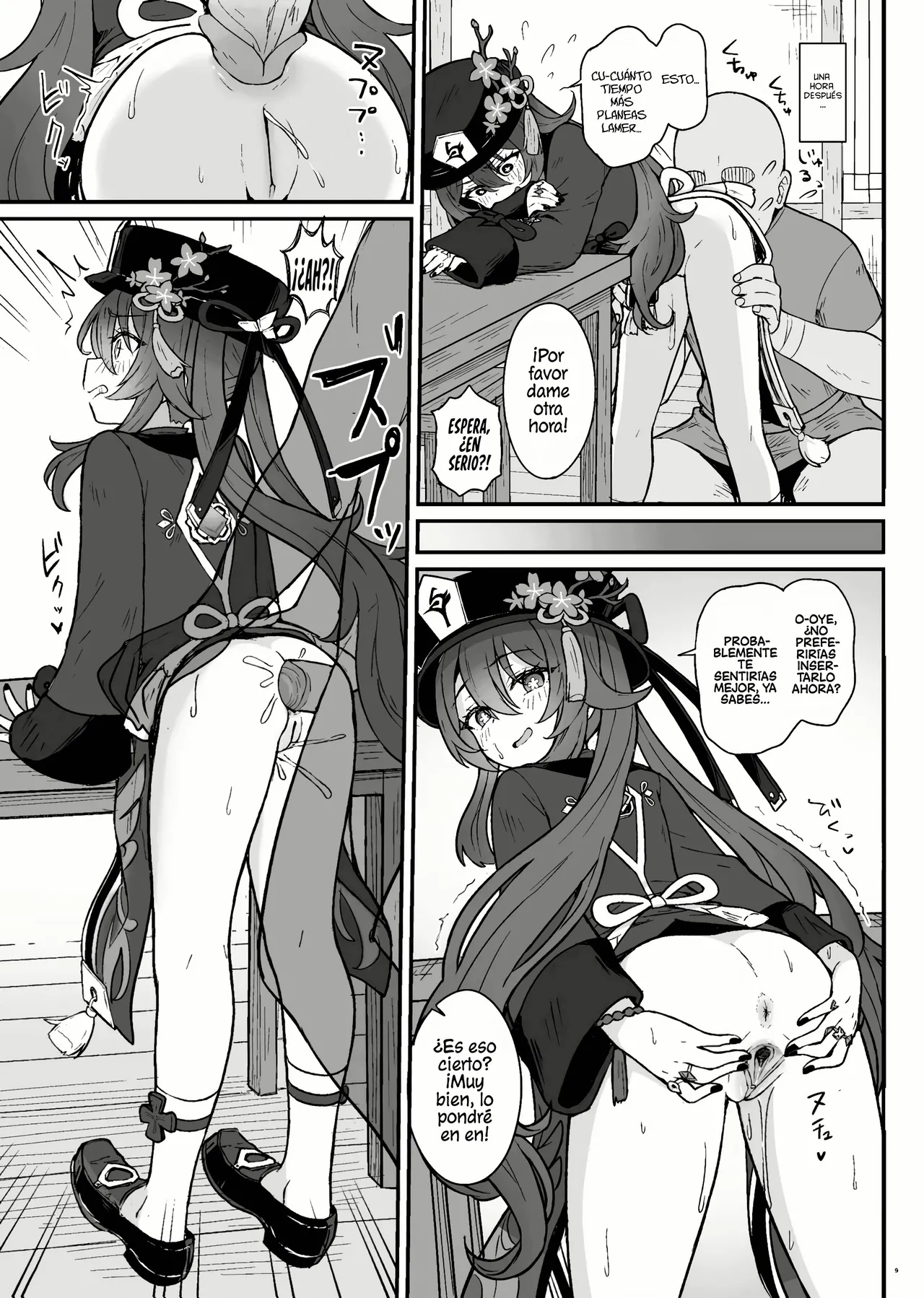 [Wasabi Mochi (Momosawa)] Hu Tao-chan ni Ikasete morau Hon｜Un Libro Sobre El Paso Al Más Allá Con Hu Tao (Genshin Impact) [Sin Censura] [Digital] [Español] image number 10