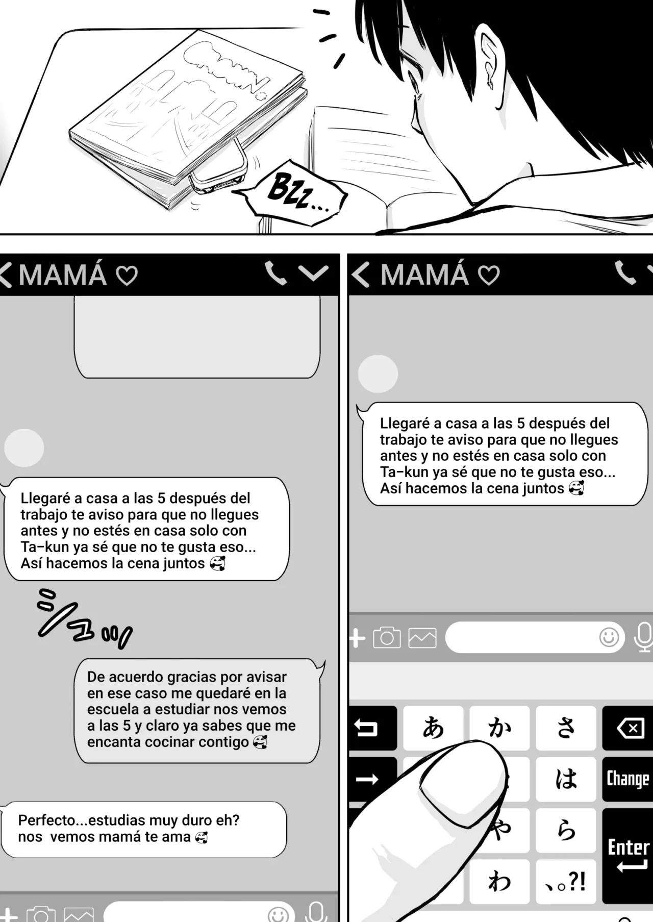 [Tarobaumu] Boku no Kaa-chan ga Hikikomori NEET Debu Aniki no Seishori Onaho ni Natteita Hanashi | Mi Madre Fue Robada por Mi Hermano Gordo Hikikomori [Spanish] [La Muerte es Vida] [Decensored] image number 14