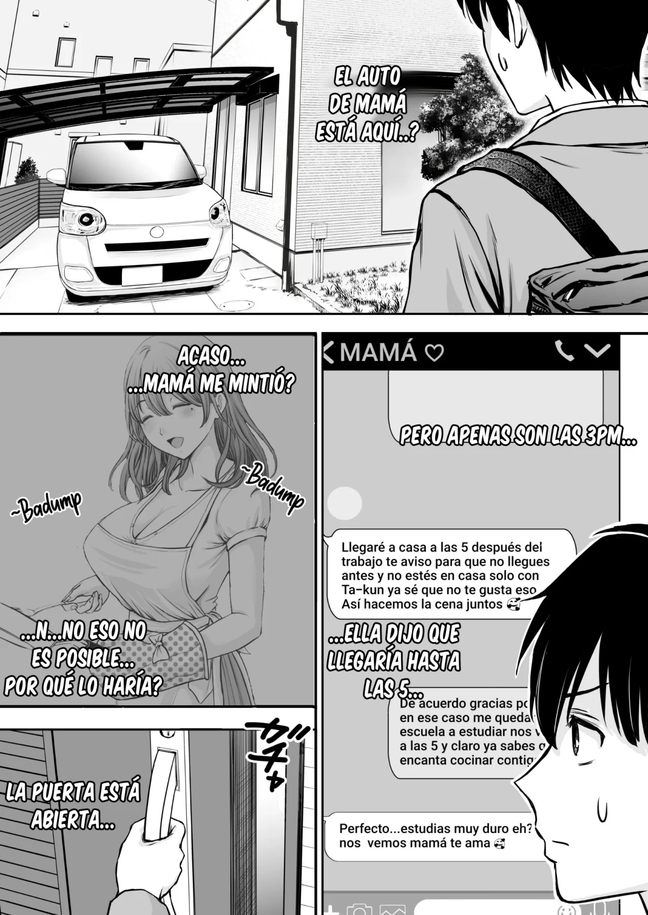 [Tarobaumu] Boku no Kaa-chan ga Hikikomori NEET Debu Aniki no Seishori Onaho ni Natteita Hanashi | Mi Madre Fue Robada por Mi Hermano Gordo Hikikomori [Spanish] [La Muerte es Vida] [Decensored] image number 16