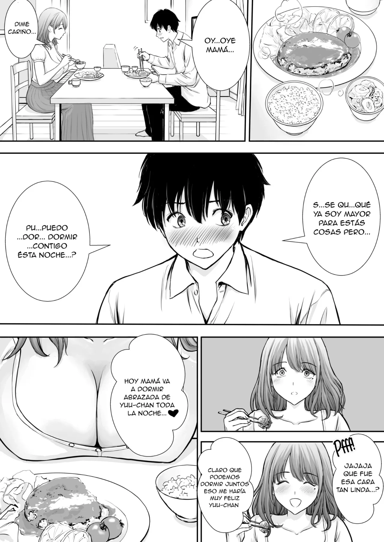 [Tarobaumu] Boku no Kaa-chan ga Hikikomori NEET Debu Aniki no Seishori Onaho ni Natteita Hanashi | Mi Madre Fue Robada por Mi Hermano Gordo Hikikomori [Spanish] [La Muerte es Vida] [Decensored] image number 40