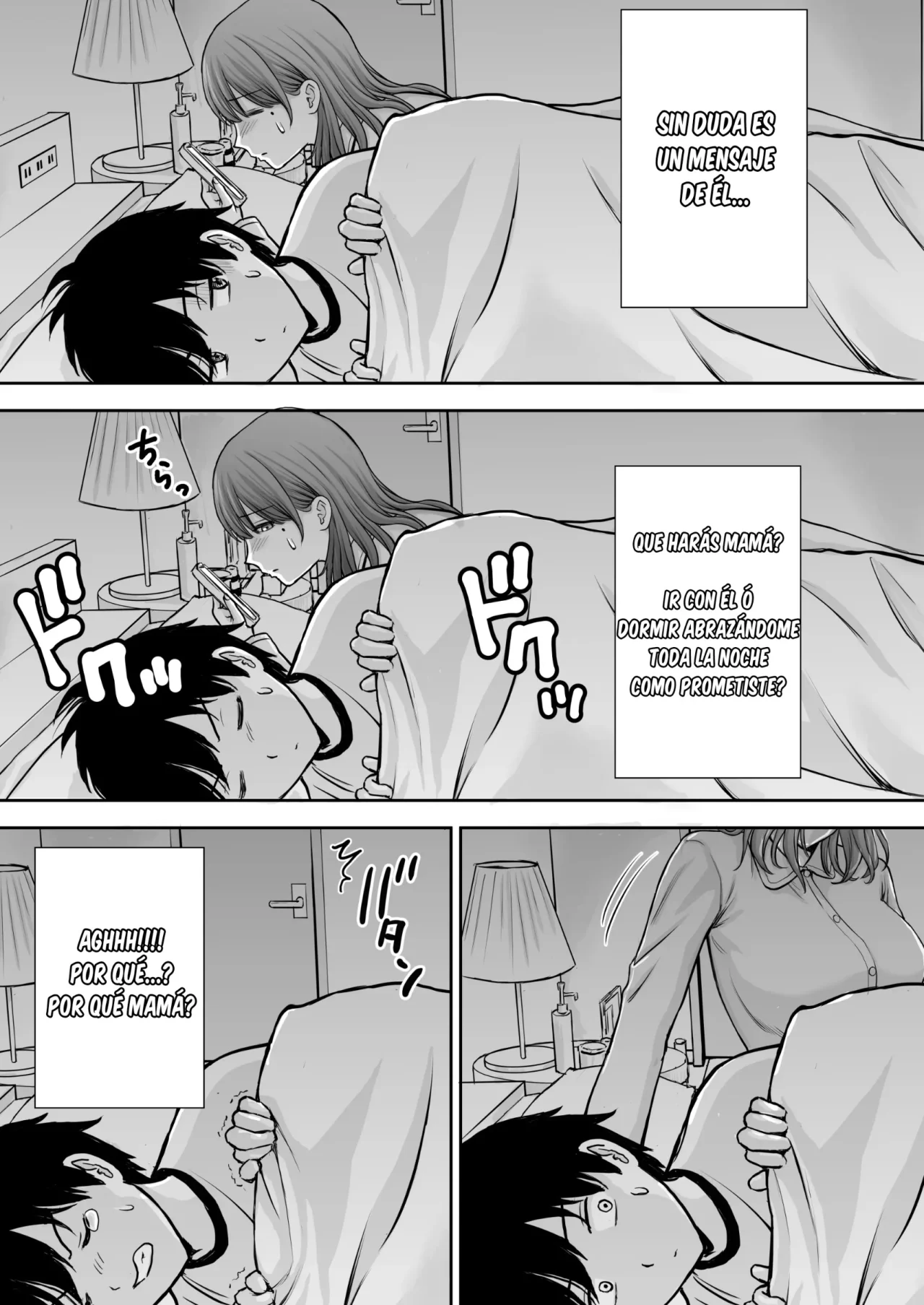 [Tarobaumu] Boku no Kaa-chan ga Hikikomori NEET Debu Aniki no Seishori Onaho ni Natteita Hanashi | Mi Madre Fue Robada por Mi Hermano Gordo Hikikomori [Spanish] [La Muerte es Vida] [Decensored] image number 43