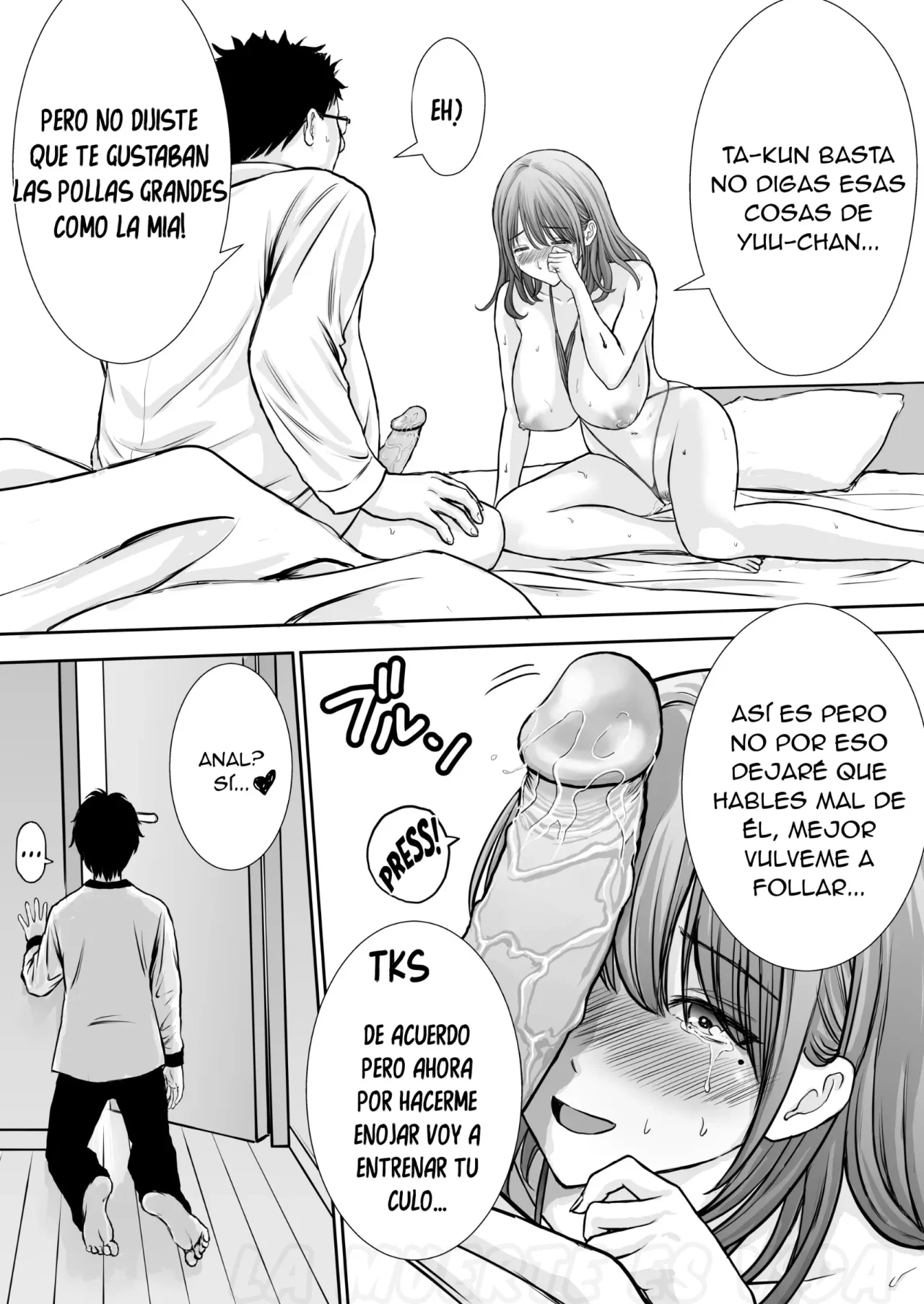 [Tarobaumu] Boku no Kaa-chan ga Hikikomori NEET Debu Aniki no Seishori Onaho ni Natteita Hanashi | Mi Madre Fue Robada por Mi Hermano Gordo Hikikomori [Spanish] [La Muerte es Vida] [Decensored] image number 70