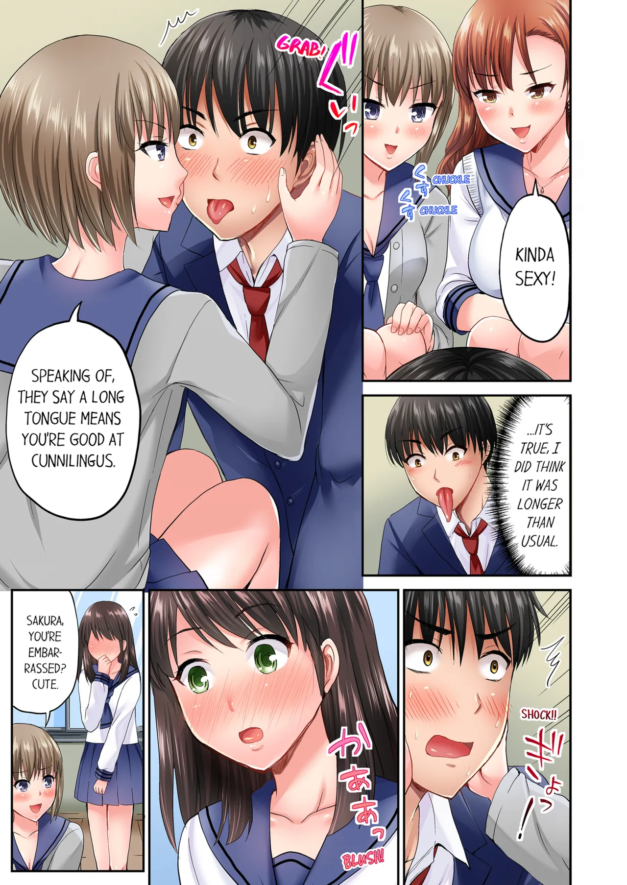 [Takayama Non] Pashiri no Shita Teku, Yabaitte... ~ Ebi Sori Iki Suru Namaiki Gyaru | Bullied Boy's Tongue Revenge Vol.1-2 [English] [Decensored] [Ongoing] image number 6