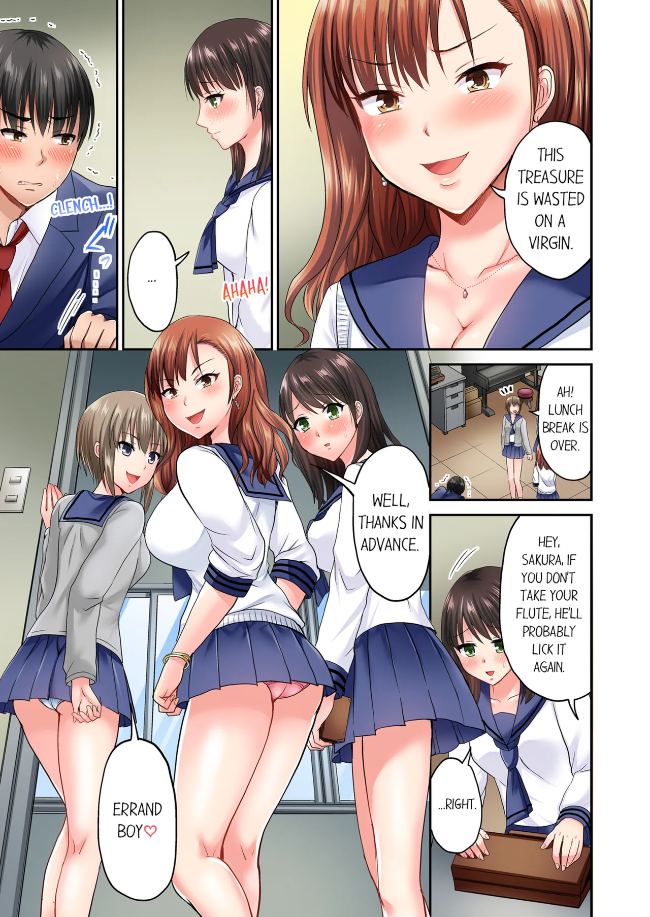 [Takayama Non] Pashiri no Shita Teku, Yabaitte... ~ Ebi Sori Iki Suru Namaiki Gyaru | Bullied Boy's Tongue Revenge Vol.1-2 [English] [Decensored] [Ongoing] image number 8