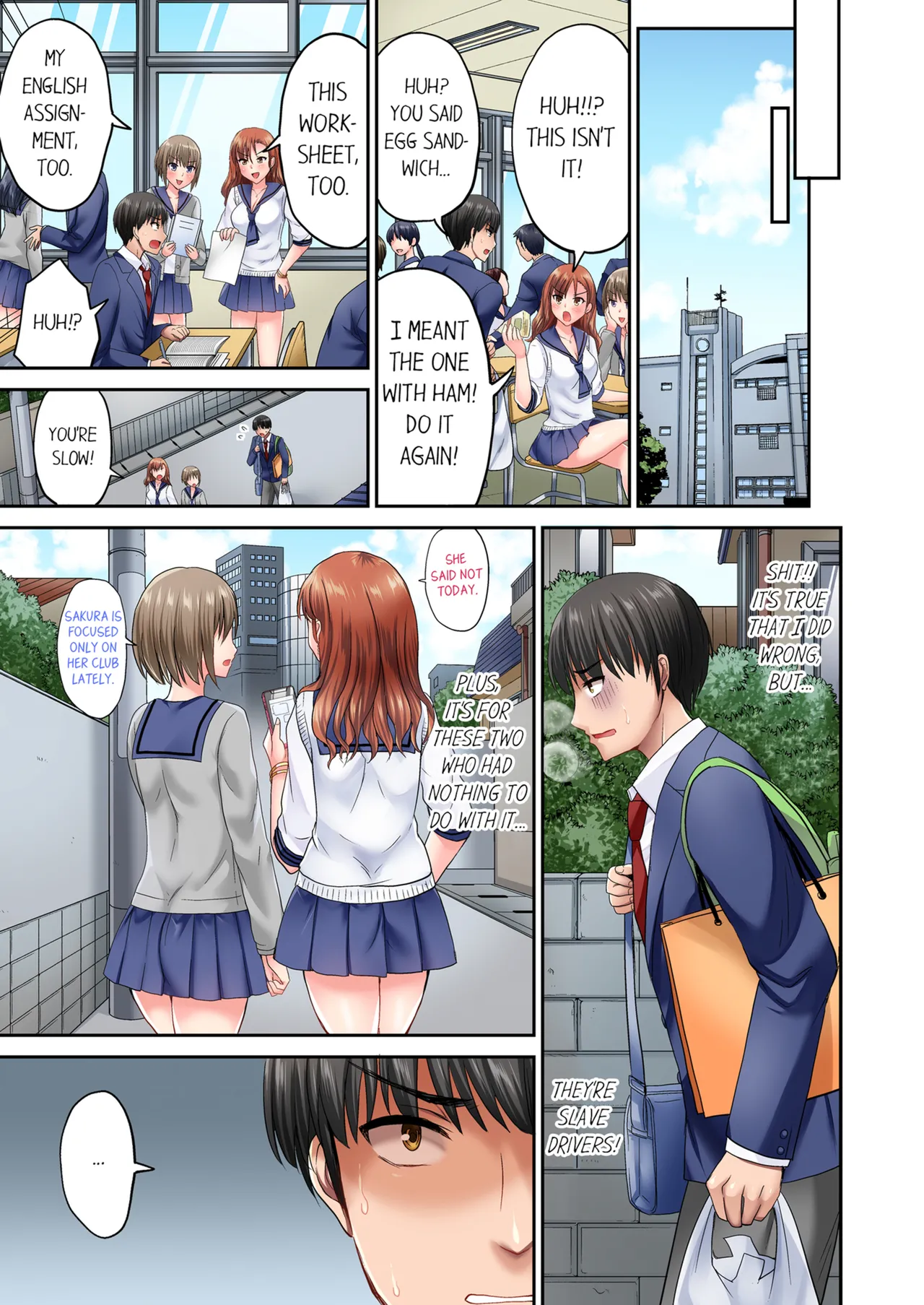 [Takayama Non] Pashiri no Shita Teku, Yabaitte... ~ Ebi Sori Iki Suru Namaiki Gyaru | Bullied Boy's Tongue Revenge Vol.1-2 [English] [Decensored] [Ongoing] image number 10