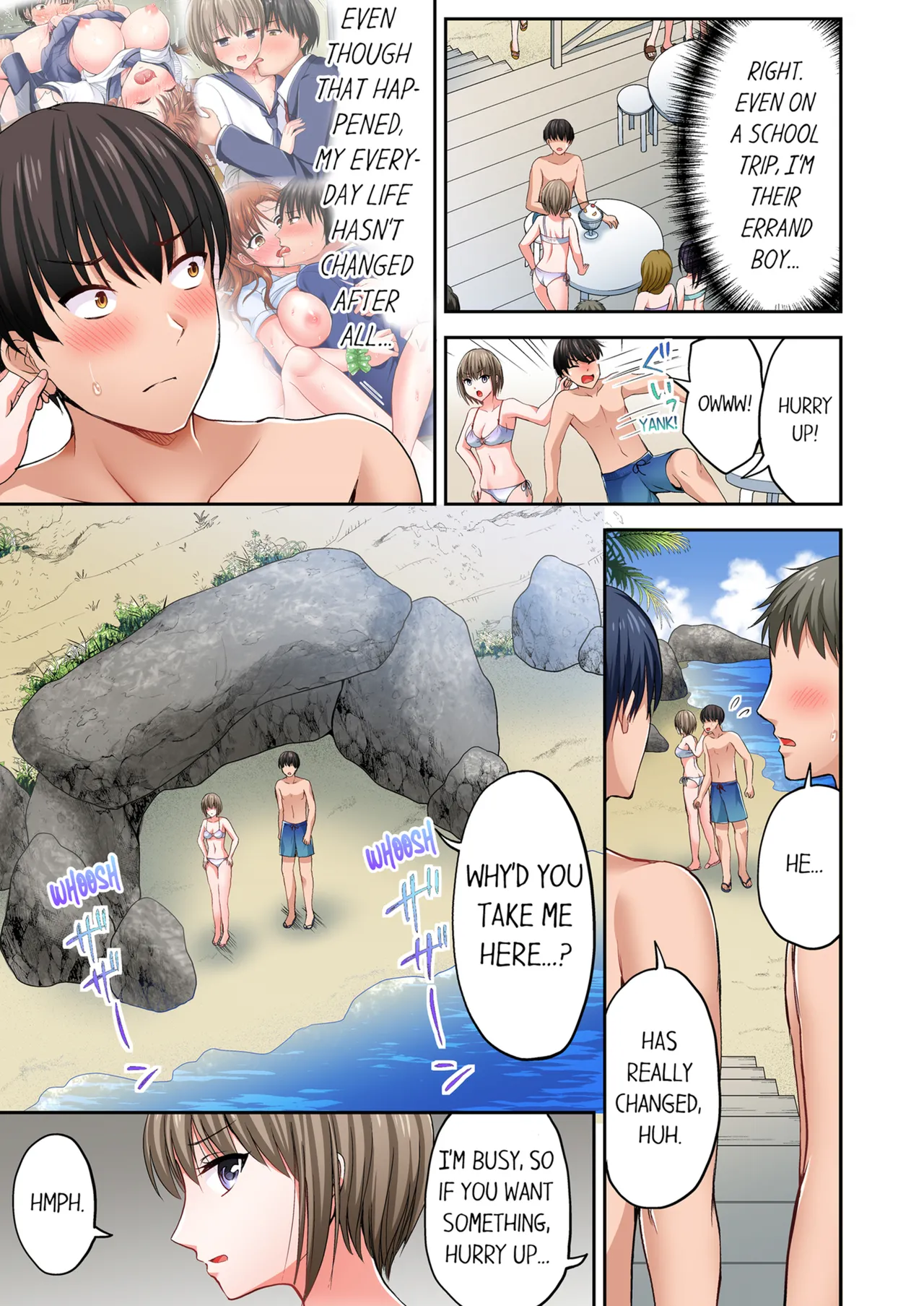 [Takayama Non] Pashiri no Shita Teku, Yabaitte... ~ Ebi Sori Iki Suru Namaiki Gyaru | Bullied Boy's Tongue Revenge Vol.1-2 [English] [Decensored] [Ongoing] image number 77