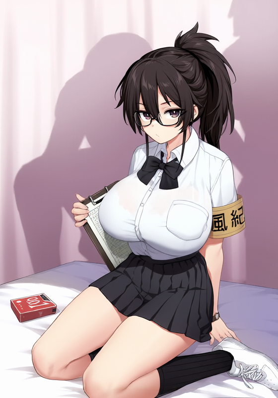 [Animated] [TRY] About the New President of the Disciplinary Committee's Huge Tits p1 (decensored) 2eme image
