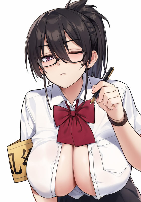 [Animated] [TRY] About the New President of the Disciplinary Committee's Huge Tits p1 (decensored) 26eme image