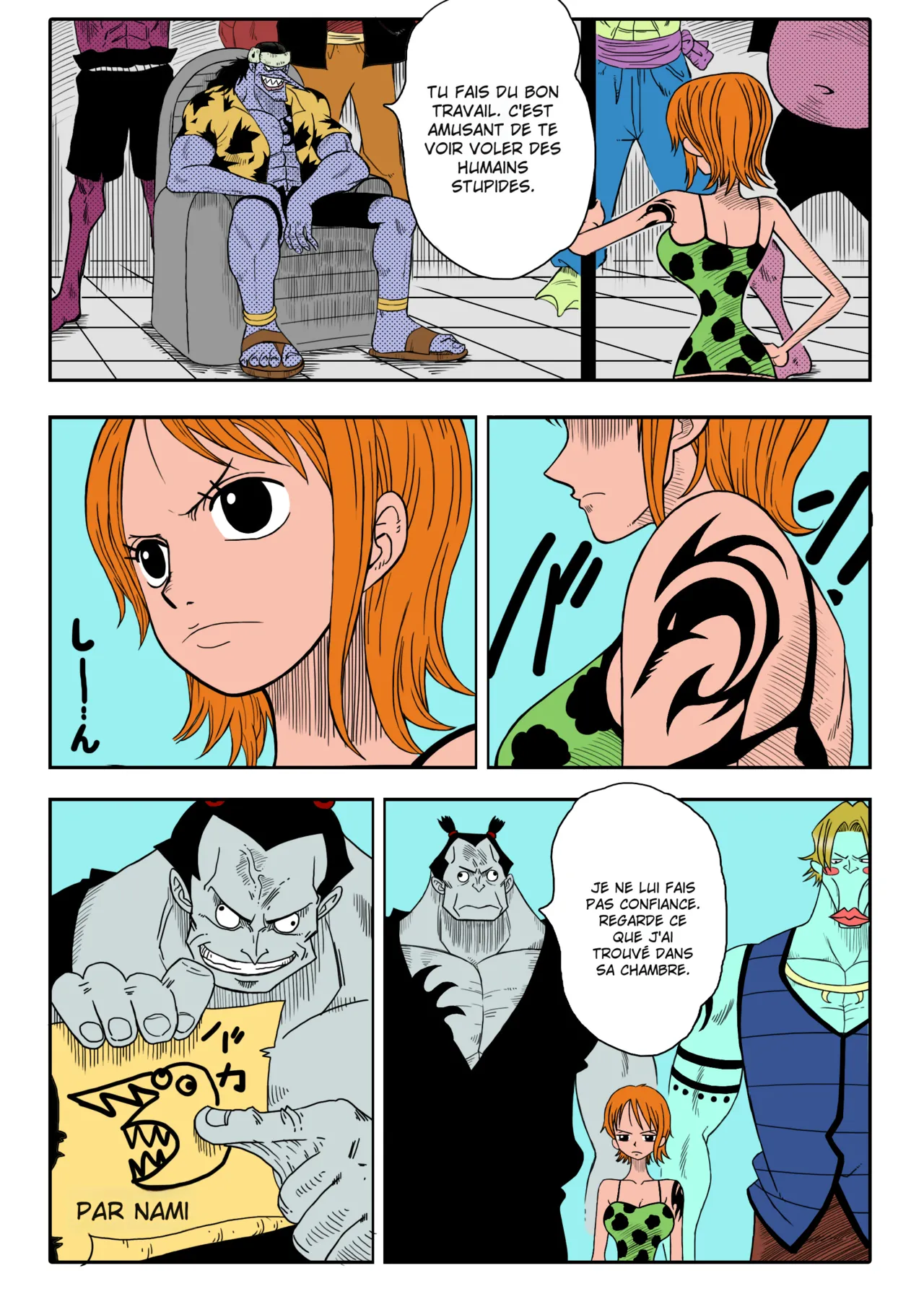 [Yamamoto] Nami vs Arlong [Decensored] [Colorized] [french][x-manga.net] image number 4
