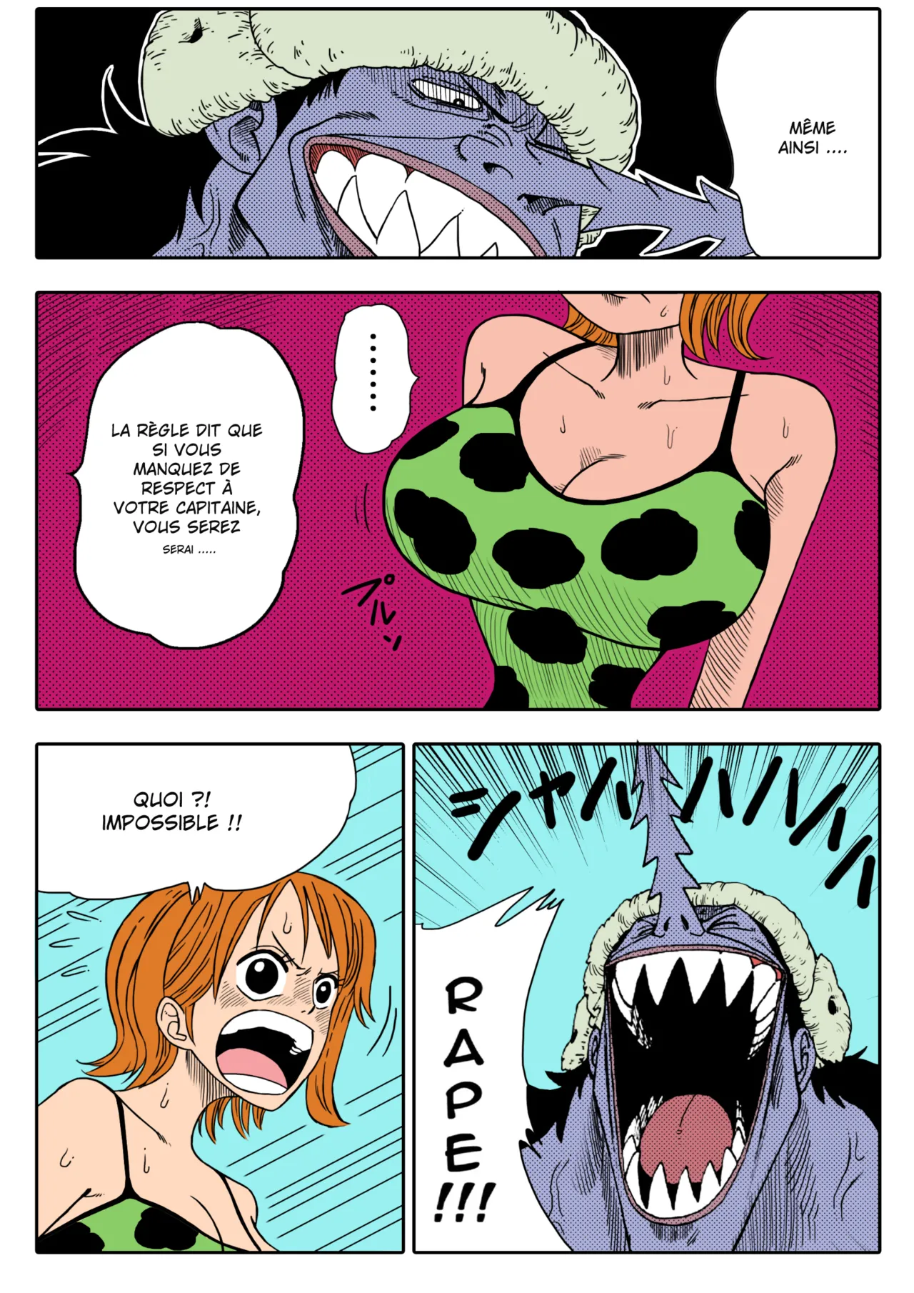 [Yamamoto] Nami vs Arlong [Decensored] [Colorized] [french][x-manga.net] image number 6