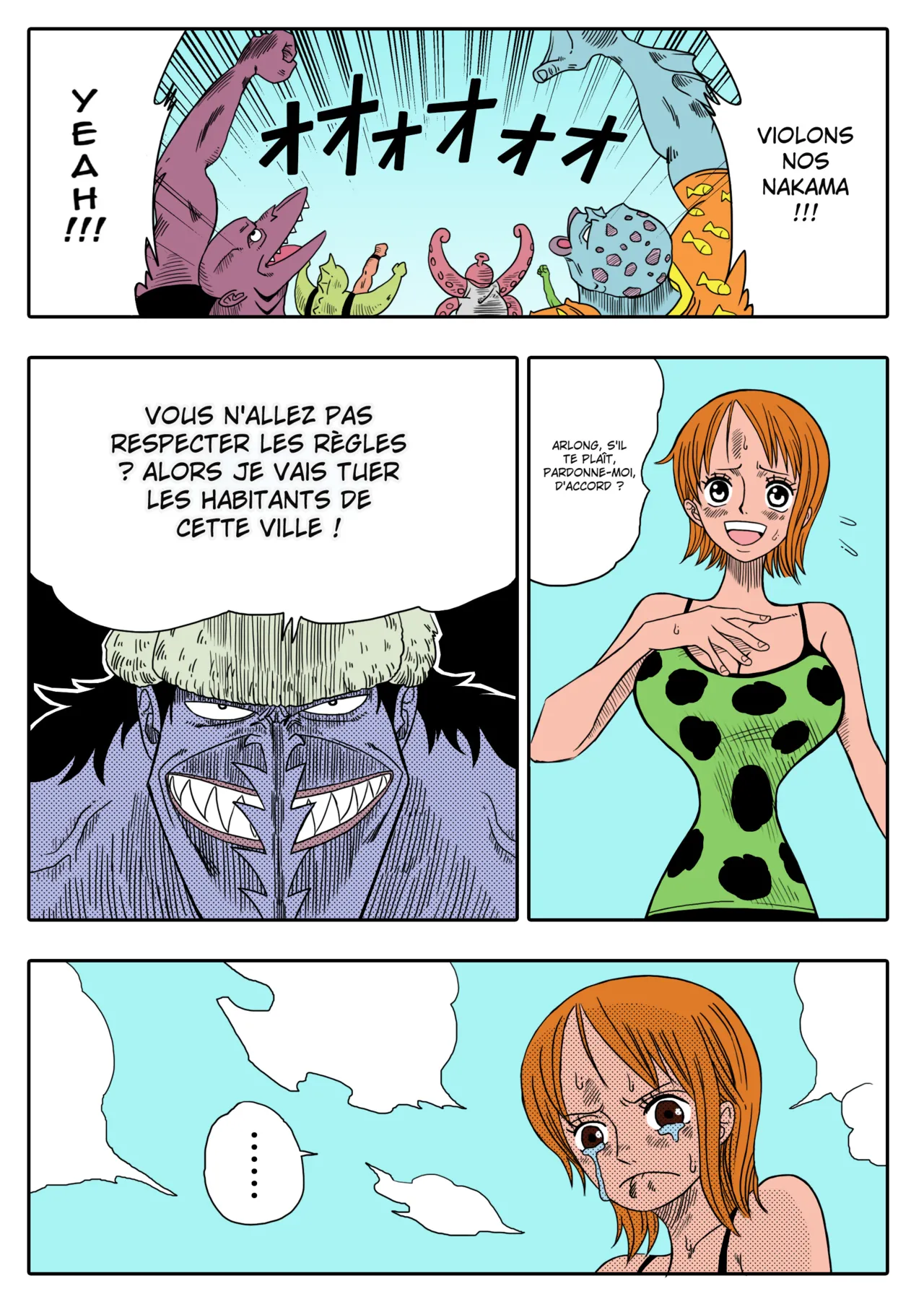 [Yamamoto] Nami vs Arlong [Decensored] [Colorized] [french][x-manga.net] image number 7