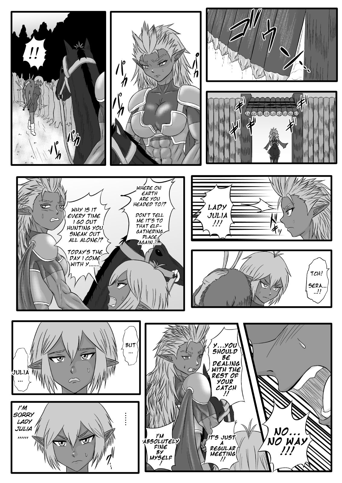 [Tick (Tickzou)] Kusuguri Goumon Taikyuu Hon ~Dark Elf Sokkin Hen~ | Tickling Torture Endurance Book ~Dark Elf Entourage~ [English] [Taipan Translationz] image number 4