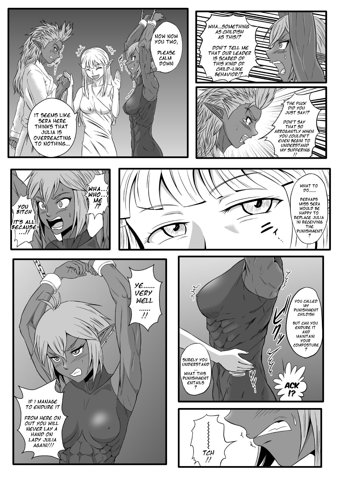 [Tick (Tickzou)] Kusuguri Goumon Taikyuu Hon ~Dark Elf Sokkin Hen~ | Tickling Torture Endurance Book ~Dark Elf Entourage~ [English] [Taipan Translationz] image number 11
