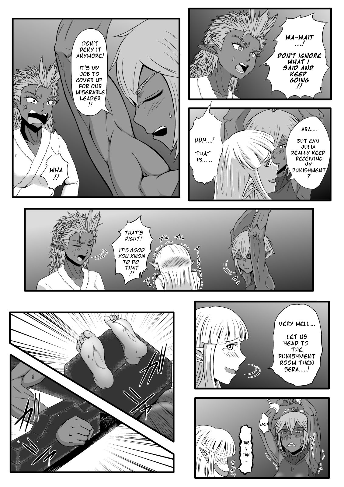 [Tick (Tickzou)] Kusuguri Goumon Taikyuu Hon ~Dark Elf Sokkin Hen~ | Tickling Torture Endurance Book ~Dark Elf Entourage~ [English] [Taipan Translationz] image number 12