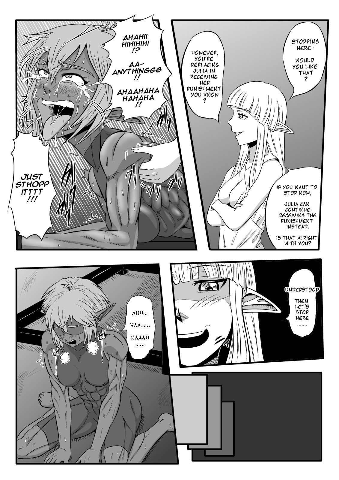 [Tick (Tickzou)] Kusuguri Goumon Taikyuu Hon ~Dark Elf Sokkin Hen~ | Tickling Torture Endurance Book ~Dark Elf Entourage~ [English] [Taipan Translationz] image number 23