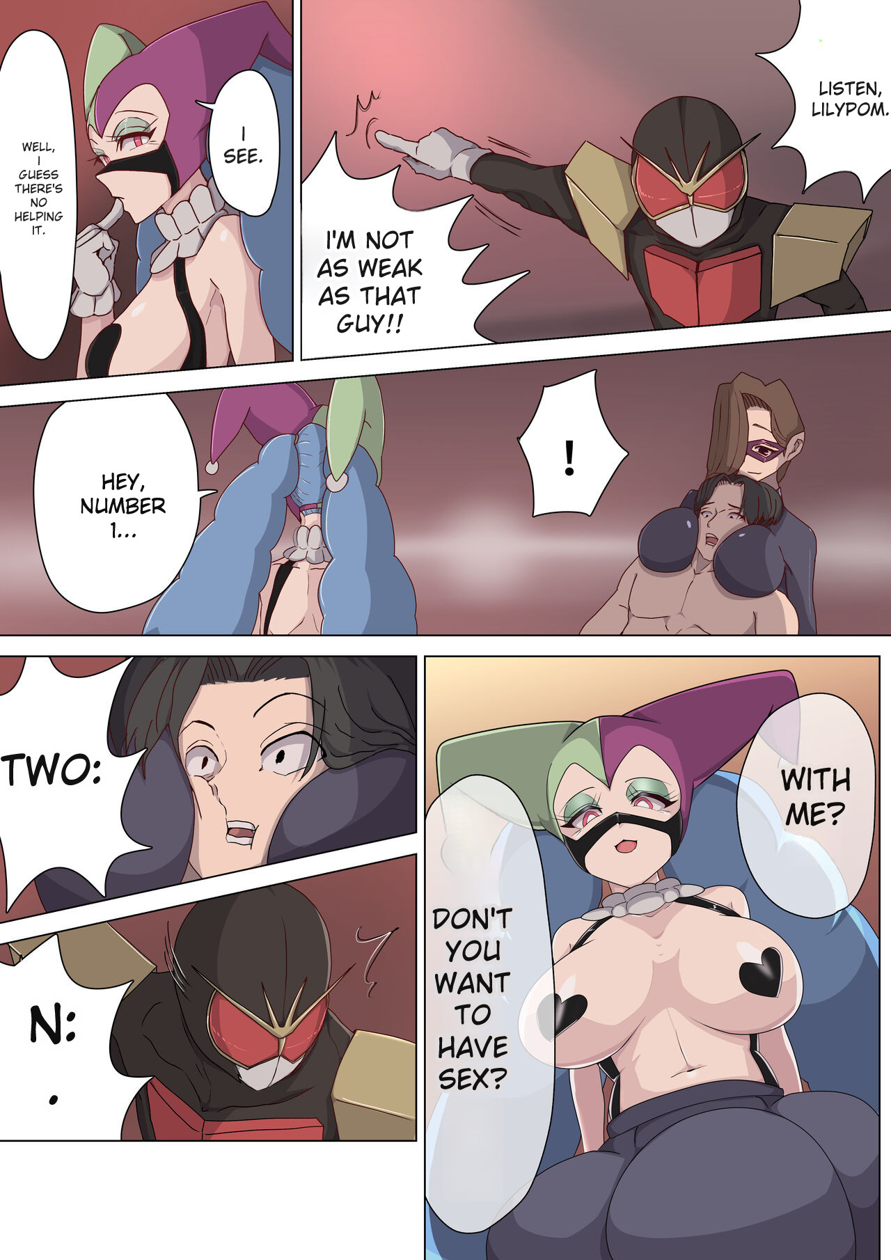 [Mo_Shinshi_no_Nijikai]_Aku_no_Onna_Kanbu_Yuuwaku_Pierrot_Lily_Pom_no_Wana image number 25