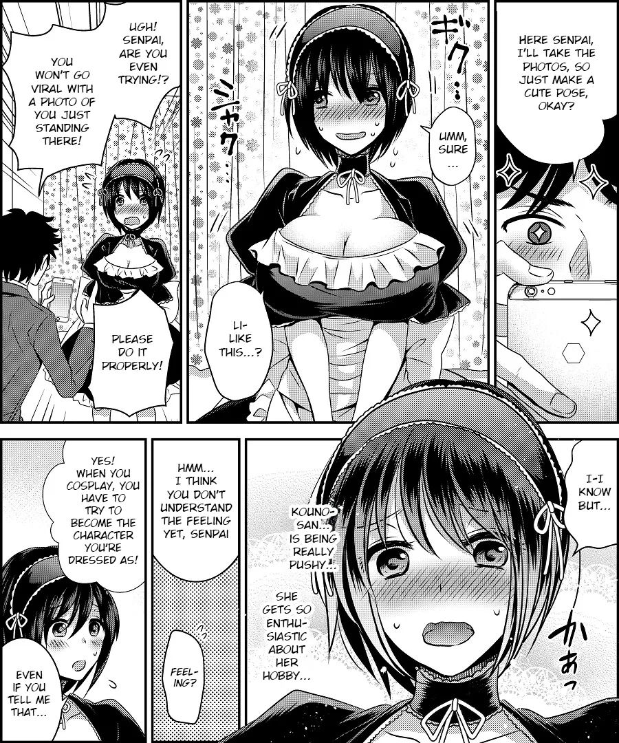 [Amuai Okashi Seisakusho (Matsuzono)] Costume Tengoku ~Shokuba no Kouhai to Irekawatte Kisekae Ningyou ni Sareru Boku~ [English] [JusenkyoTL] image number 10
