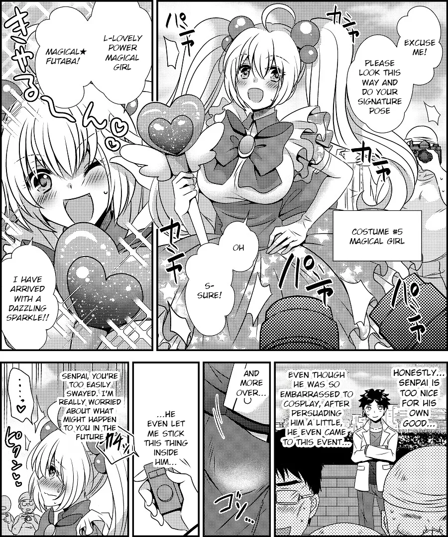 [Amuai Okashi Seisakusho (Matsuzono)] Costume Tengoku ~Shokuba no Kouhai to Irekawatte Kisekae Ningyou ni Sareru Boku~ [English] [JusenkyoTL] image number 30