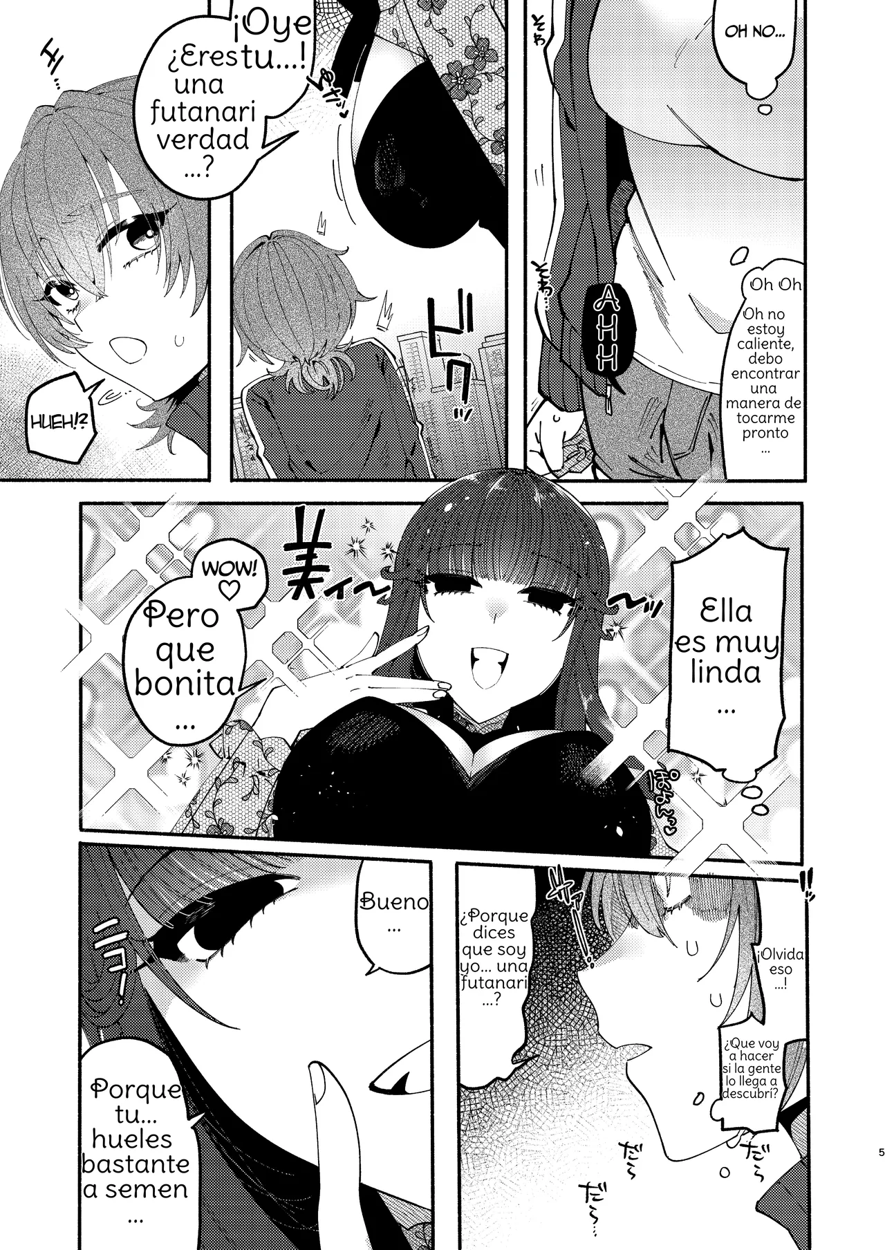 [Hidarimigi (Nitouhen)] A Futanari Gets Picked-Up, Deep-kissed, & Fucked Into Marriage By An Older Lady [Spanish] [Amaterasu] 图片编号 4