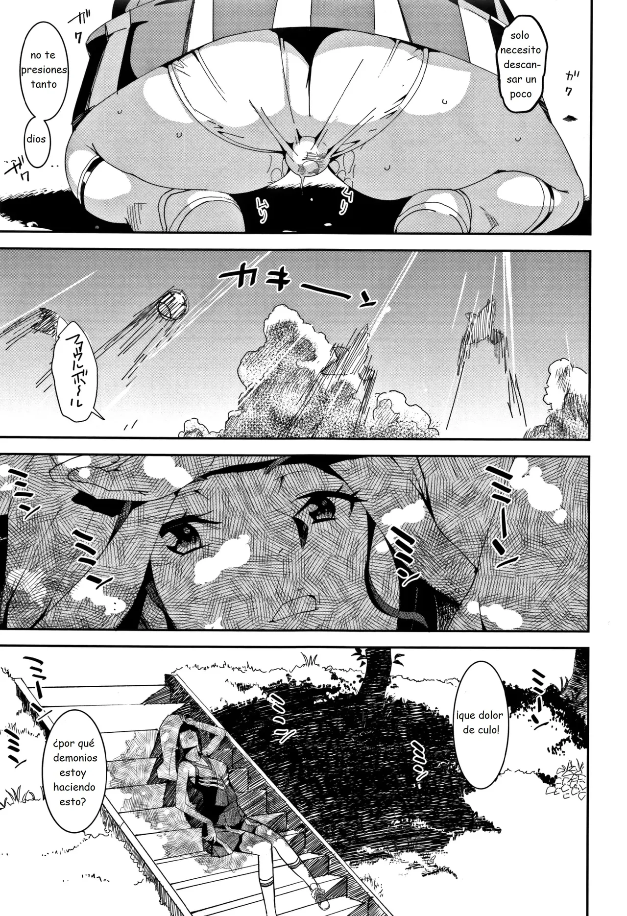 [Bakushishi AT] Sacrifice fly (Joshi Kousei) [Spanish] [MoeohUp] image number 11