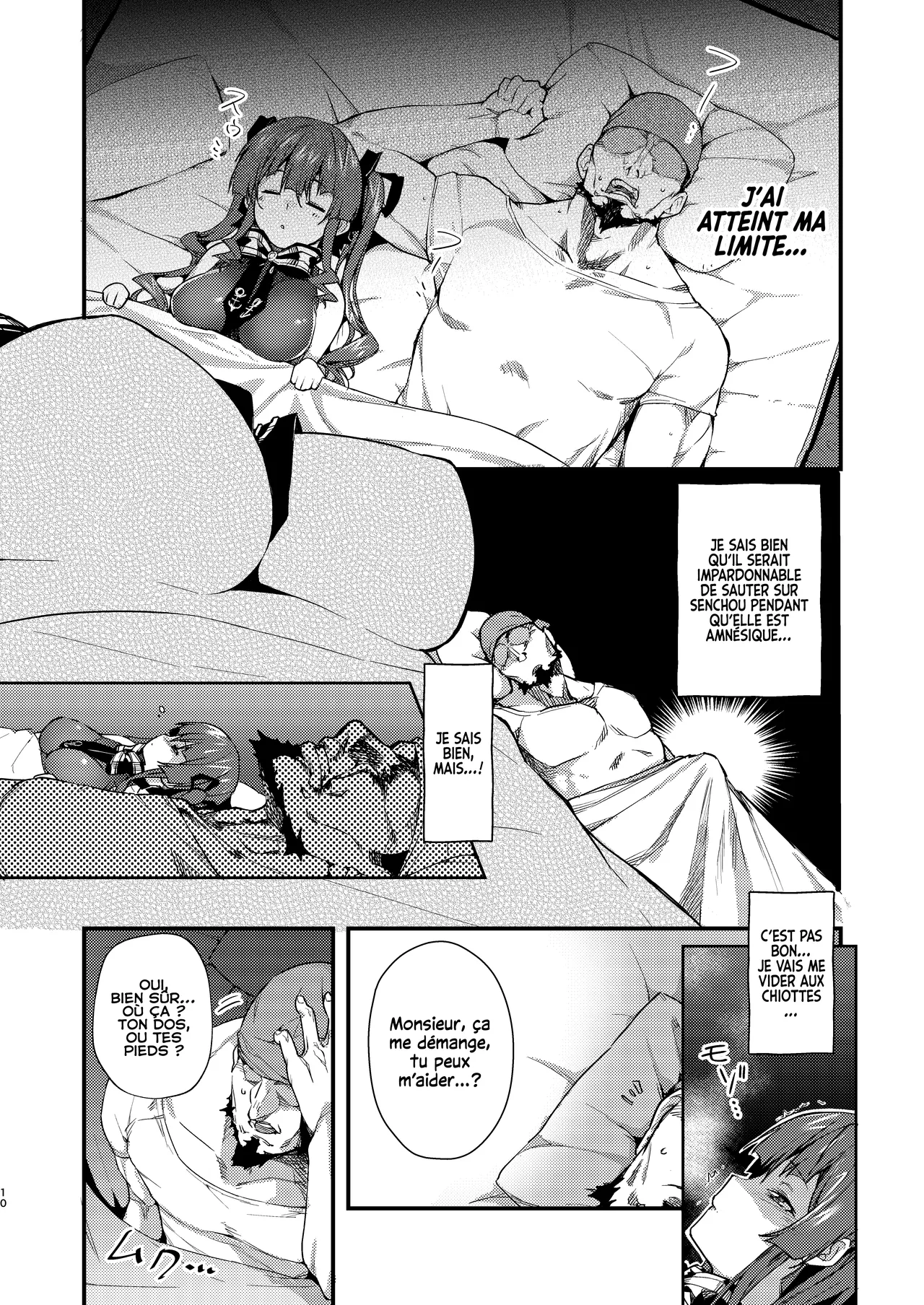 [Hikoushiki (CowBow)] Senchou no Youjo-teki Seikatsu nanda wa! | Senchou et sa vie de petite fille ! (Houshou Marine) [French] [Digital] image number 10