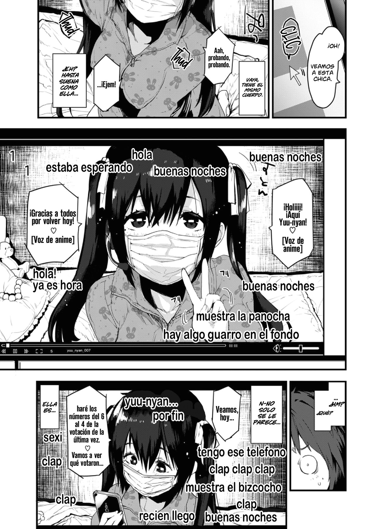 [Mozu] Kanojo no Nama Haishin | El stream indecente de mi novia (COMIC Kairakuten BEAST 2019-06) [Spanish] [Gokiburi + NicoNii Scans] [Digital] 画像番号 3