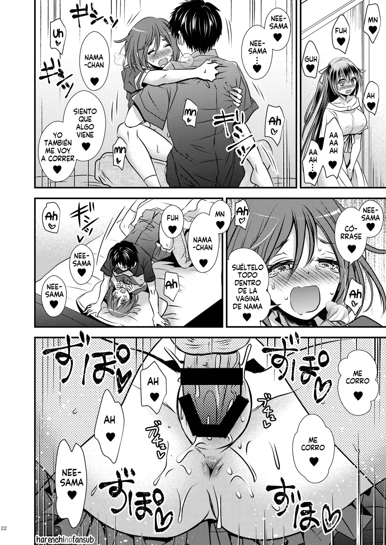 [Matsuzono] Shiko Kuso Onna to Irekawatta Ore | Cambie de cuerpo con una puta que le gustan los cuartetos [Spanish] [Harenchi no Fansub] image number 21