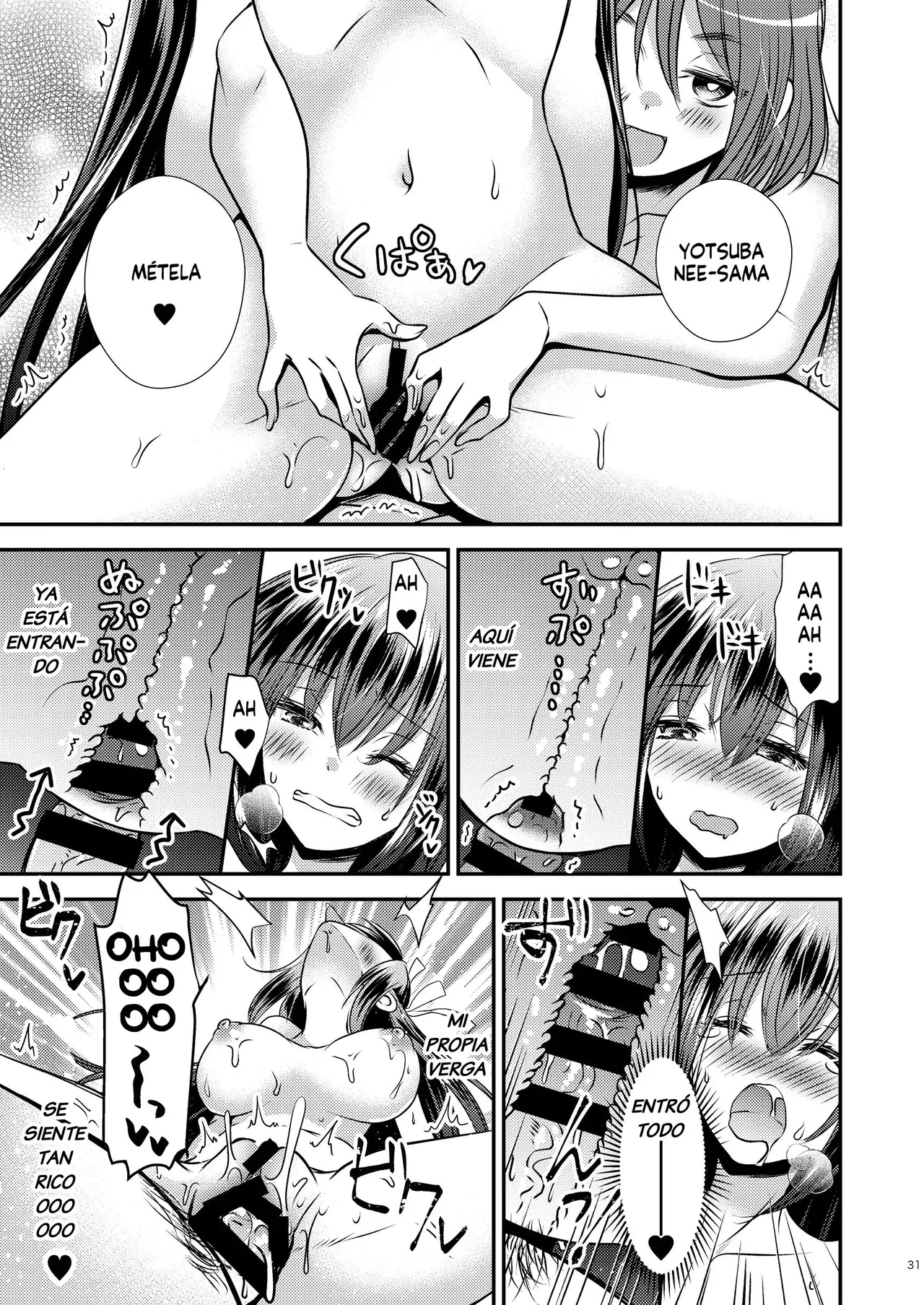 [Matsuzono] Shiko Kuso Onna to Irekawatta Ore | Cambie de cuerpo con una puta que le gustan los cuartetos [Spanish] [Harenchi no Fansub] image number 30