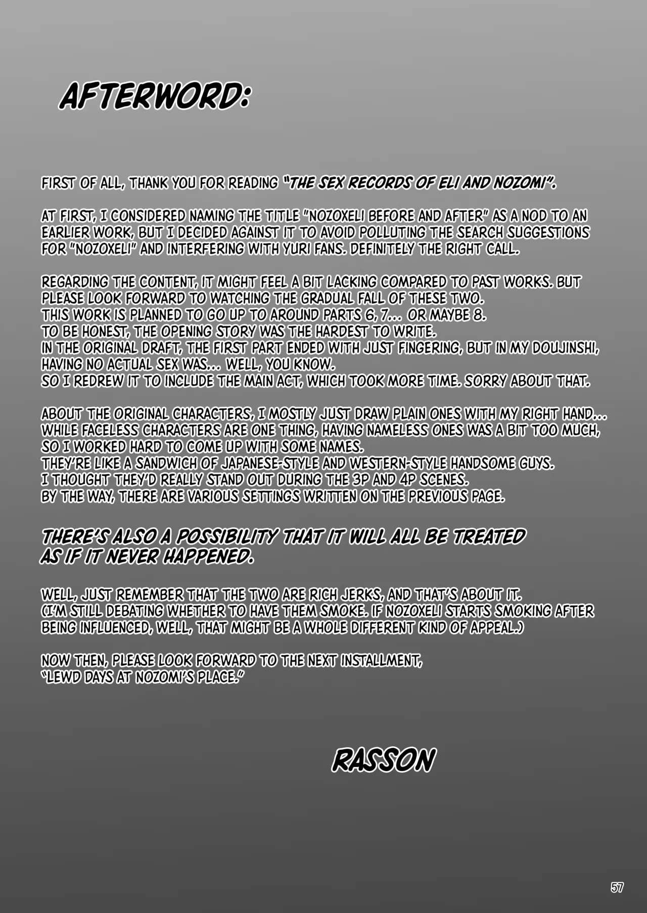 [Sobabu (Rasson)] Eri to Nozomi no Joujiroku 1 | The Sex Records of Eli and Nozomi 1 (Love Live!) [English] [Shiro Translation] [Digital] image number 57