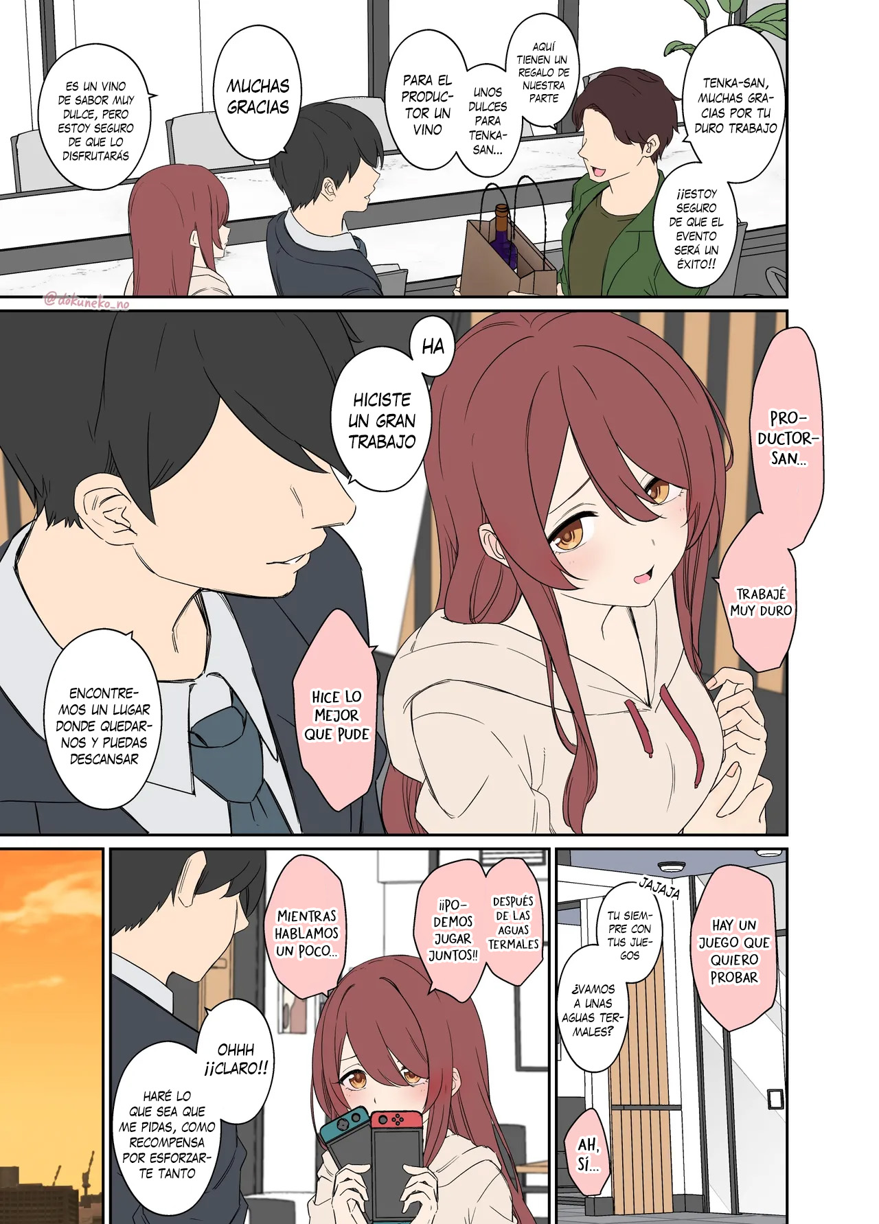 [Dokuneko Noil] Osaki Tenka ni Warui Koto o suru Hanashi - Haciéndole cosas malas a Osaki Tenka borracha (THE iDOLM@STER: Shiny Colors) image number 2