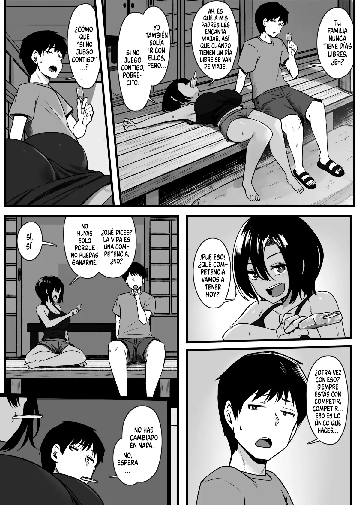 [Molta Shouten (Molta)] Makezu Girai na Osananajimi to H Shoubu suru Hanashi｜Competencia Sexual con mi Amiga de la Infancia que Odia Perder [Spanish] [Kejotan] imagen número 3