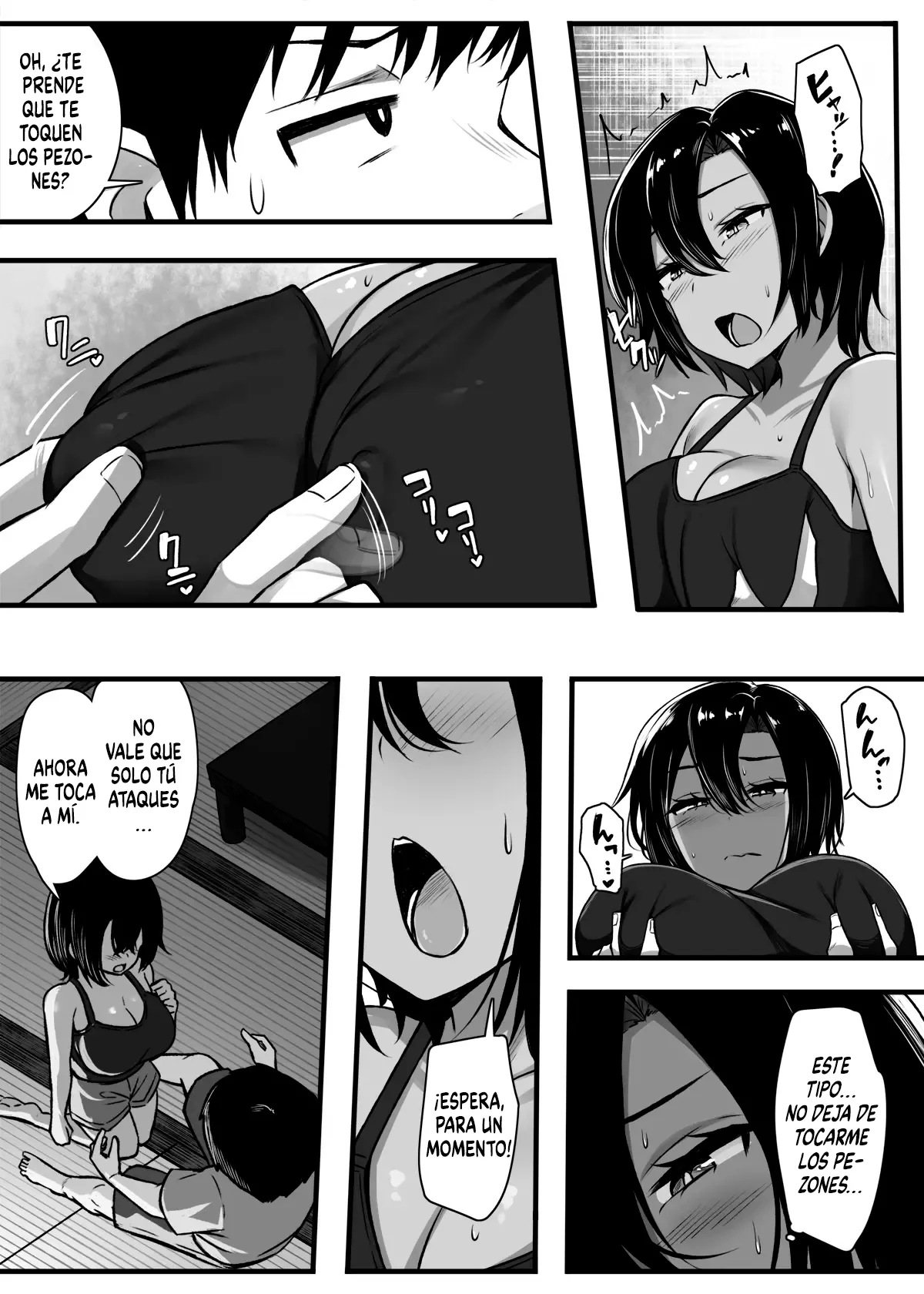 [Molta Shouten (Molta)] Makezu Girai na Osananajimi to H Shoubu suru Hanashi｜Competencia Sexual con mi Amiga de la Infancia que Odia Perder [Spanish] [Kejotan] imagen número 9