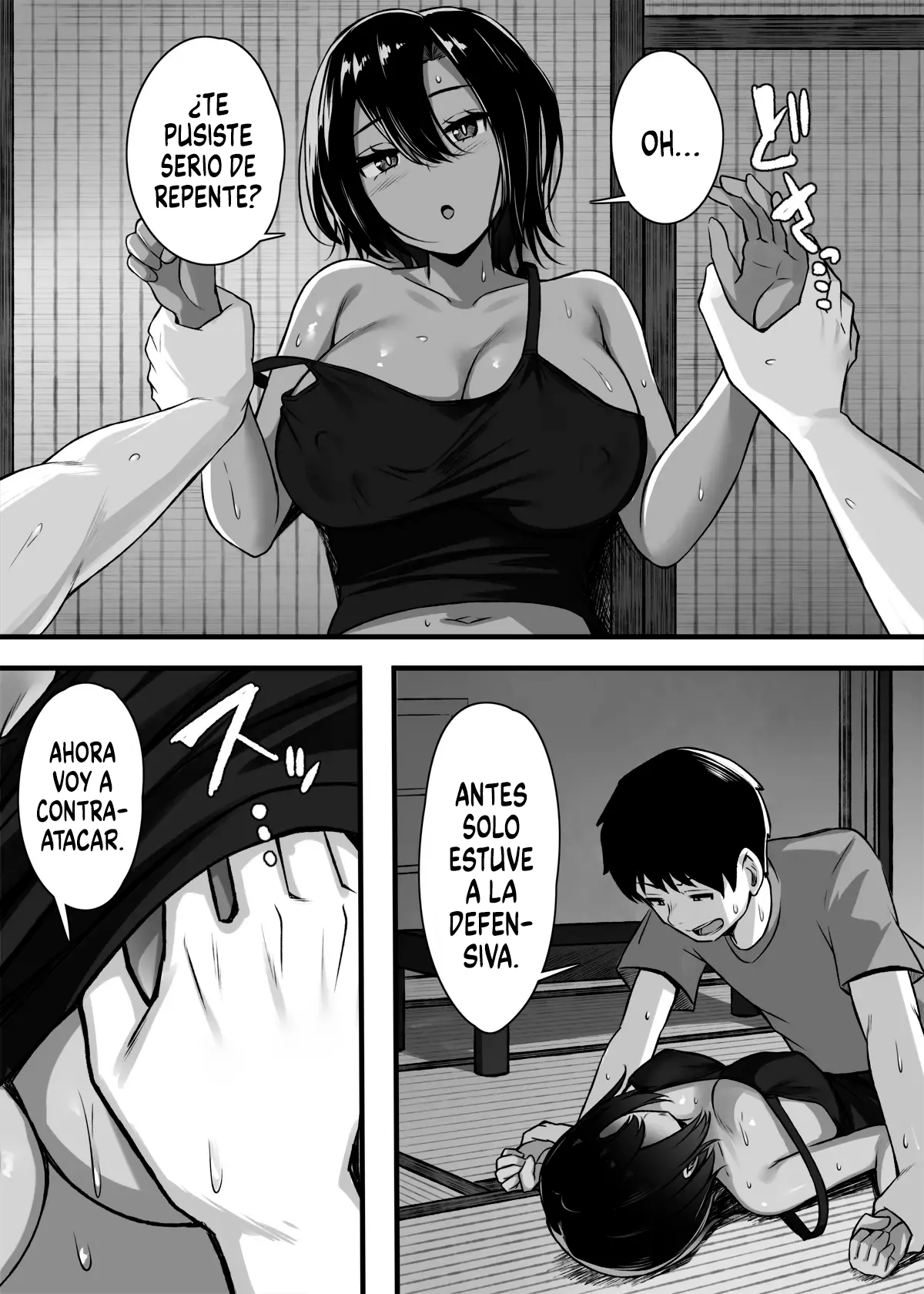 [Molta Shouten (Molta)] Makezu Girai na Osananajimi to H Shoubu suru Hanashi｜Competencia Sexual con mi Amiga de la Infancia que Odia Perder [Spanish] [Kejotan] imagen número 15