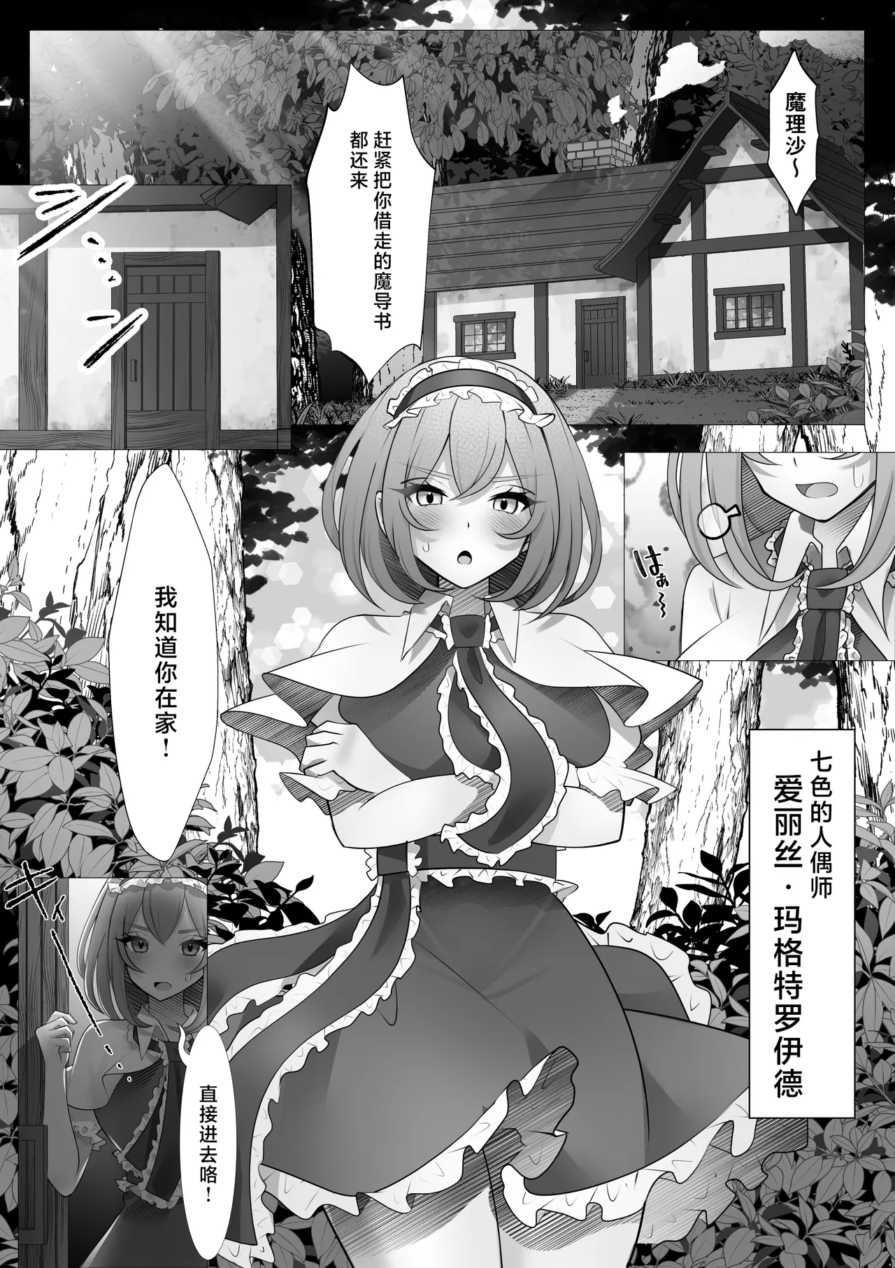 [Rinne (onikoroshi)] Futanari MariAli | 扶她魔理爱丽 (Touhou Project) [Chinese] [酒吧汉化组] 图片编号 2